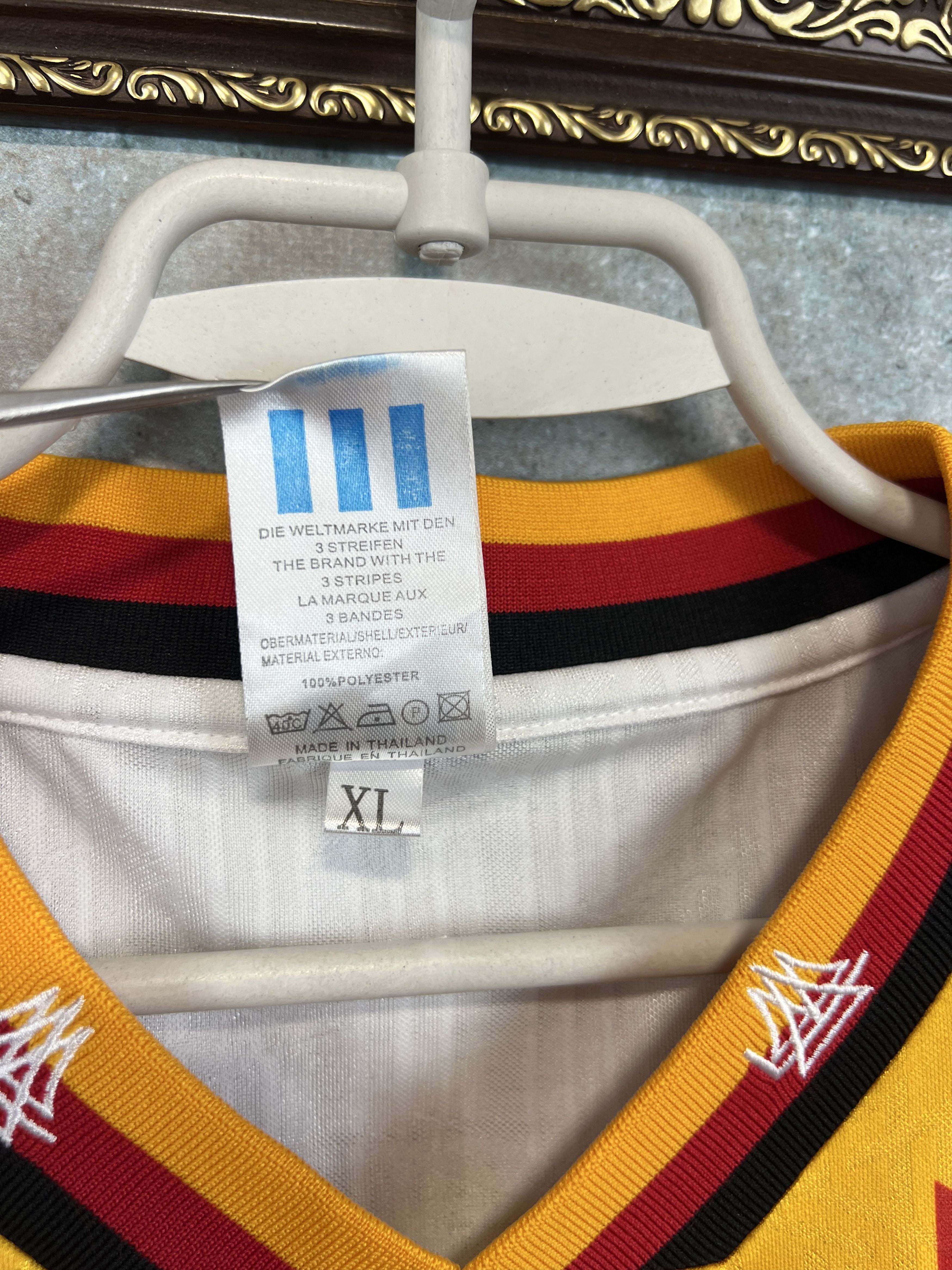 Vintage Germany Football Shirt Matthaus Replica Soccer Trikot Jersey Size US XL / EU 56 / 4 - 7 Thumbnail