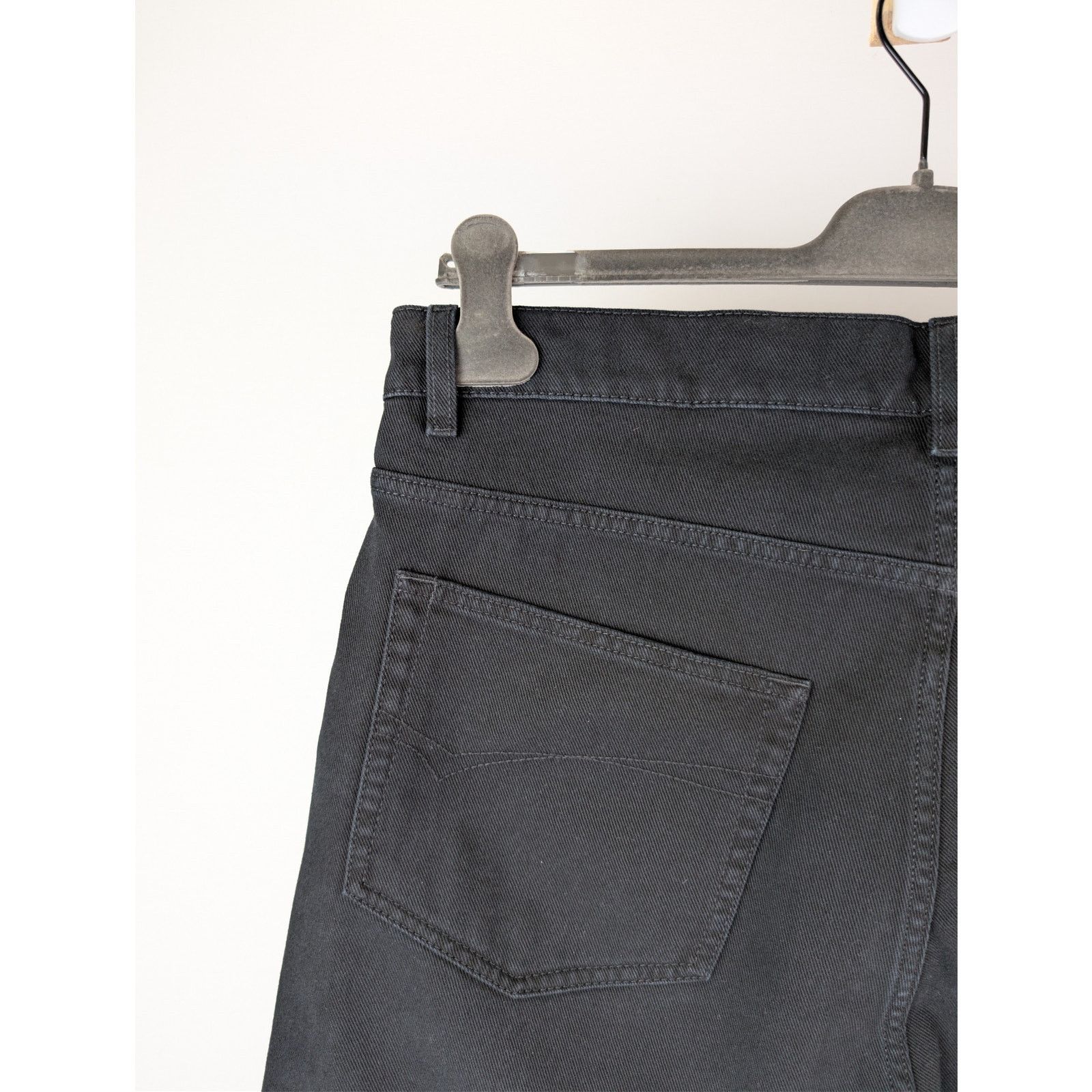 Balenciaga o1rshd1 Straight-Leg Flared Denim Jeans in Peach Pitch Black Size US 33 - 15 Thumbnail