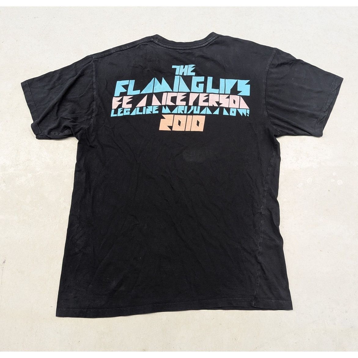 Band Tees × Vintage 2010 The Flaming Lips Be A Nice Person tour t-shirt Size US M / EU 48-50 / 2 - 3 Thumbnail