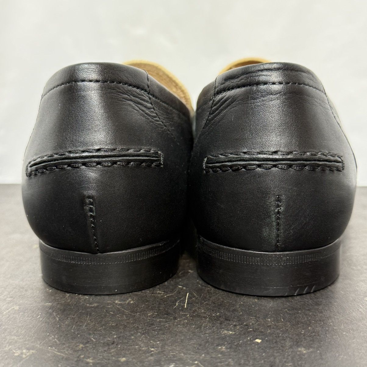 Bottega Veneta Bottega Veneta Black Leather Raffia Loafers Size US 9.5 / IT 39.5 - 6 Thumbnail