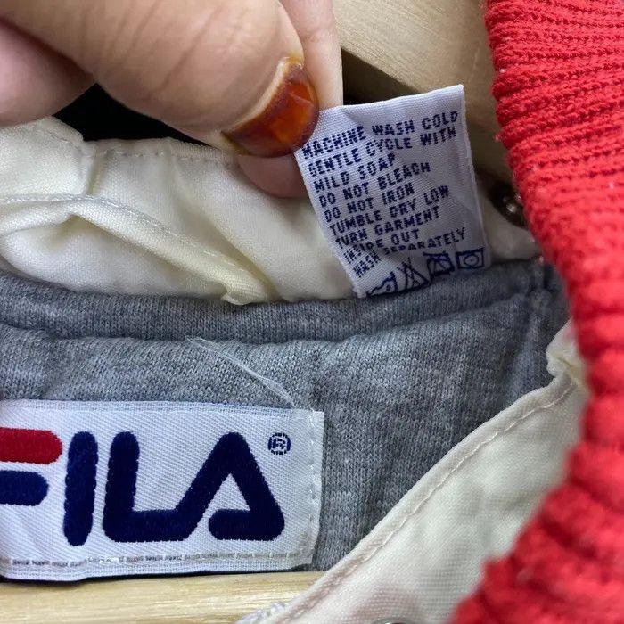 Vtg 90’ FILA BIELLA ITALIA Baseball Varsity Jacket Coat