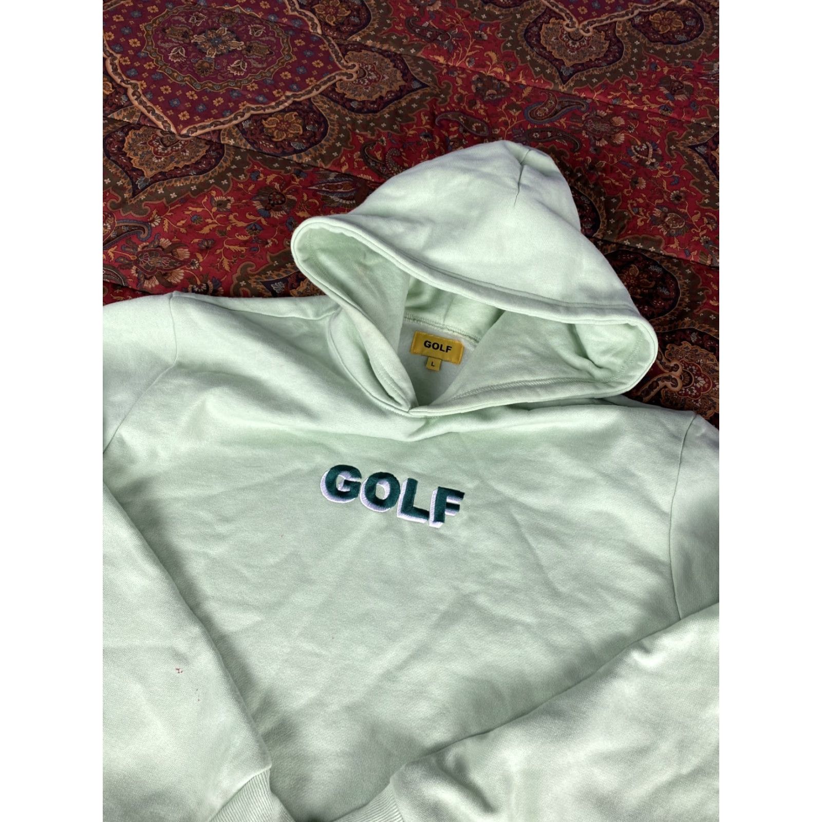 Golf Wang Golf Wang Hoodie Sweatshirt Tyler The Creator Merch Size L Green Embroidered Size US L / EU 52-54 / 3 - 4 Thumbnail