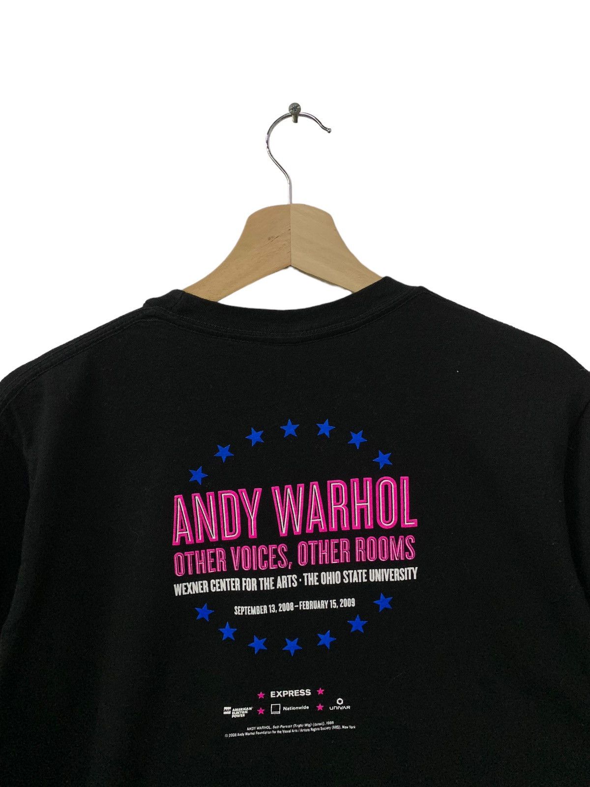 Vtg 2000s Andy Warhol Other Voices Other Room Exhibition Tee