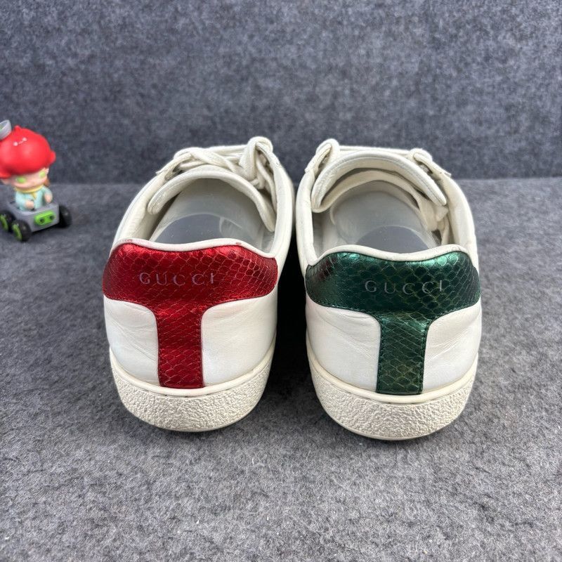 Gucci Gucci Ace Leather Fashion Sneakers for Men -2508 Size US 8.5 / EU 41-42 - 3 Thumbnail