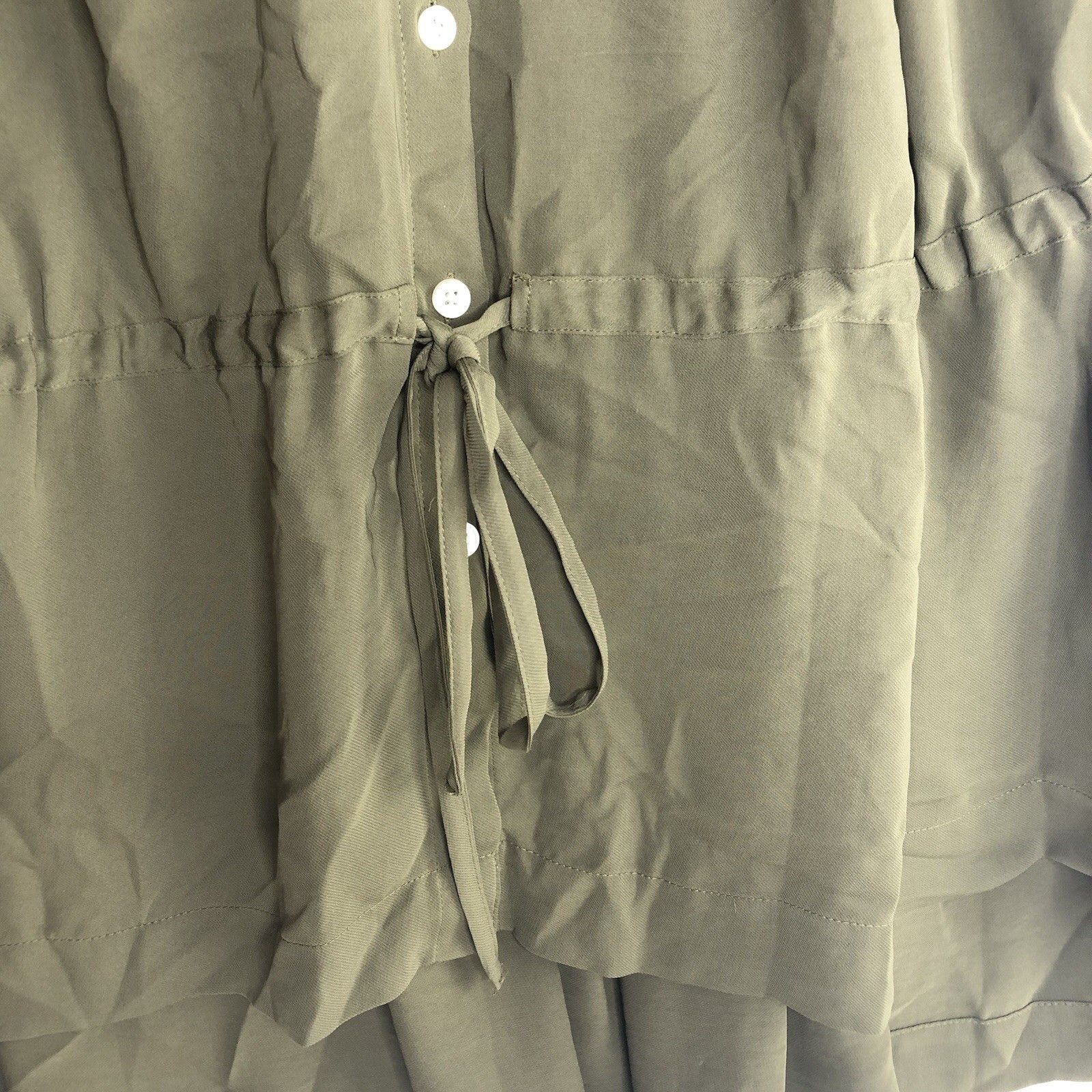 Banana Republic Banana Republic Women Tie-waist Top Blouse Size XS High-low Size XS / US 0-2 / IT 36-38 - 5 Thumbnail