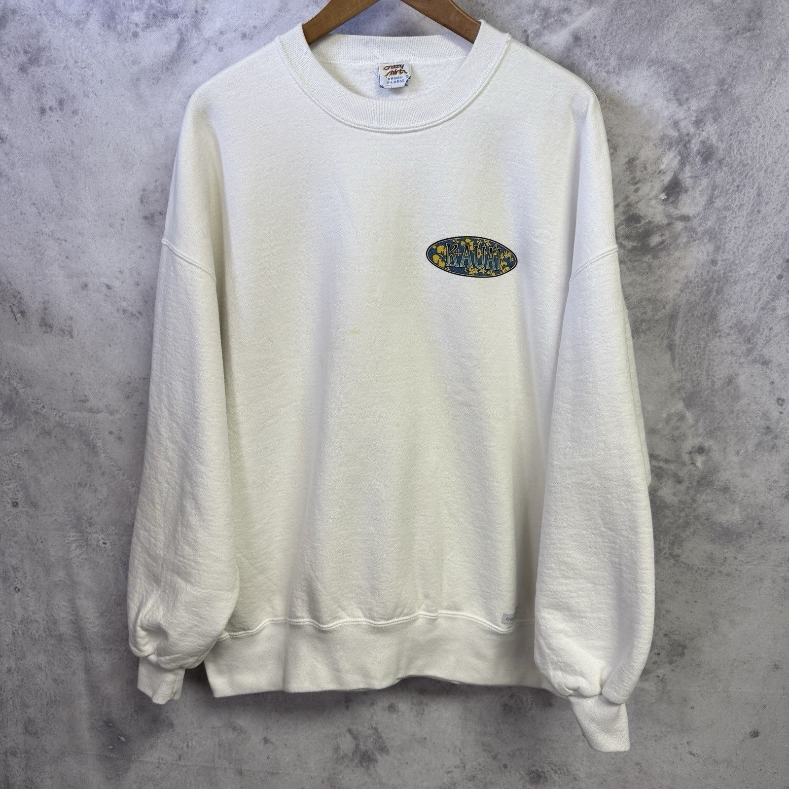 Vintage Vintage Crazy Shirts Kauai Crew Neck Sweatshirt Mens XL 26x2 Size US XL / EU 56 / 4 - 3 Thumbnail