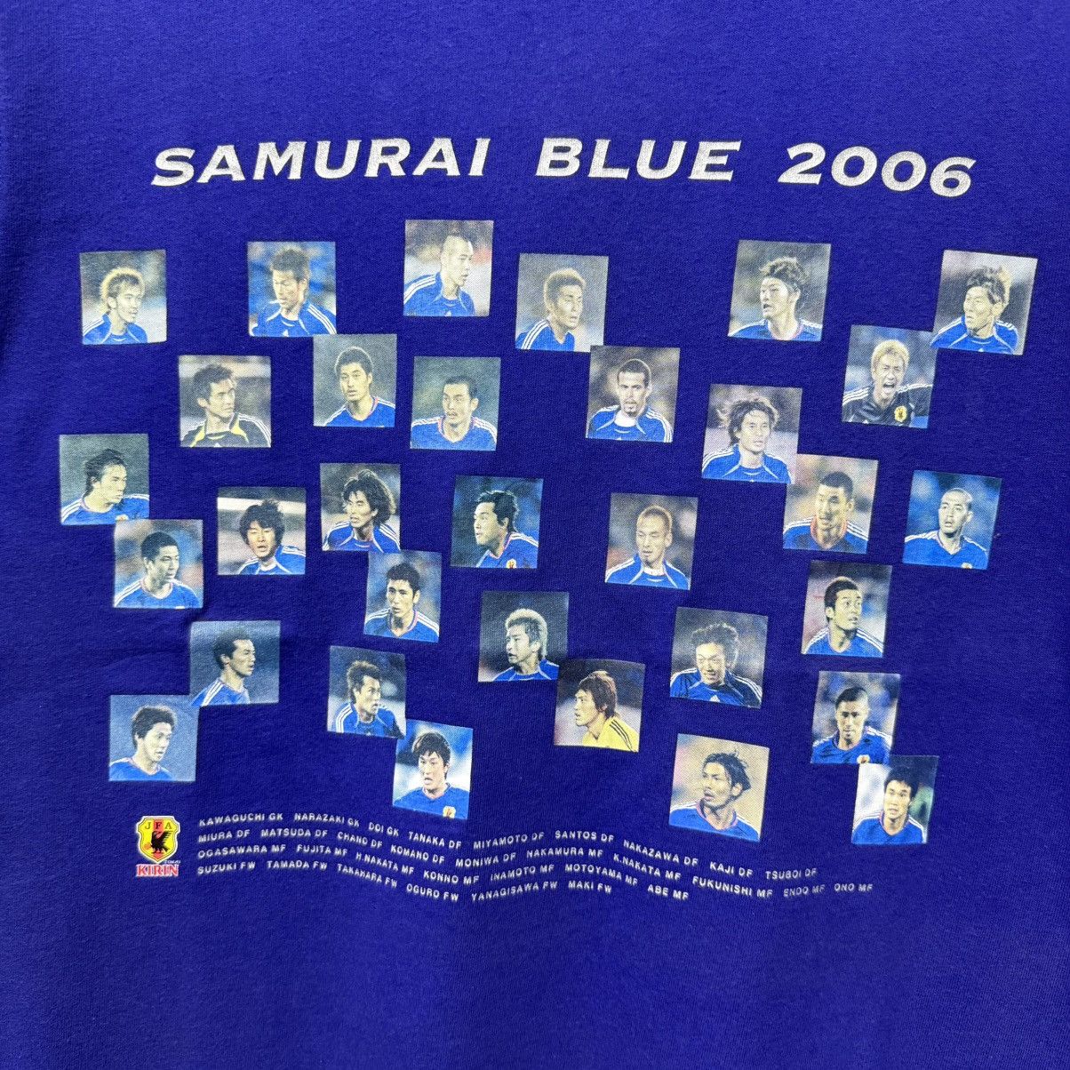 Adidas Adidas JFA japan kirin samurai blue 2006 t shirt Size US L / EU 52-54 / 3 - 3 Thumbnail
