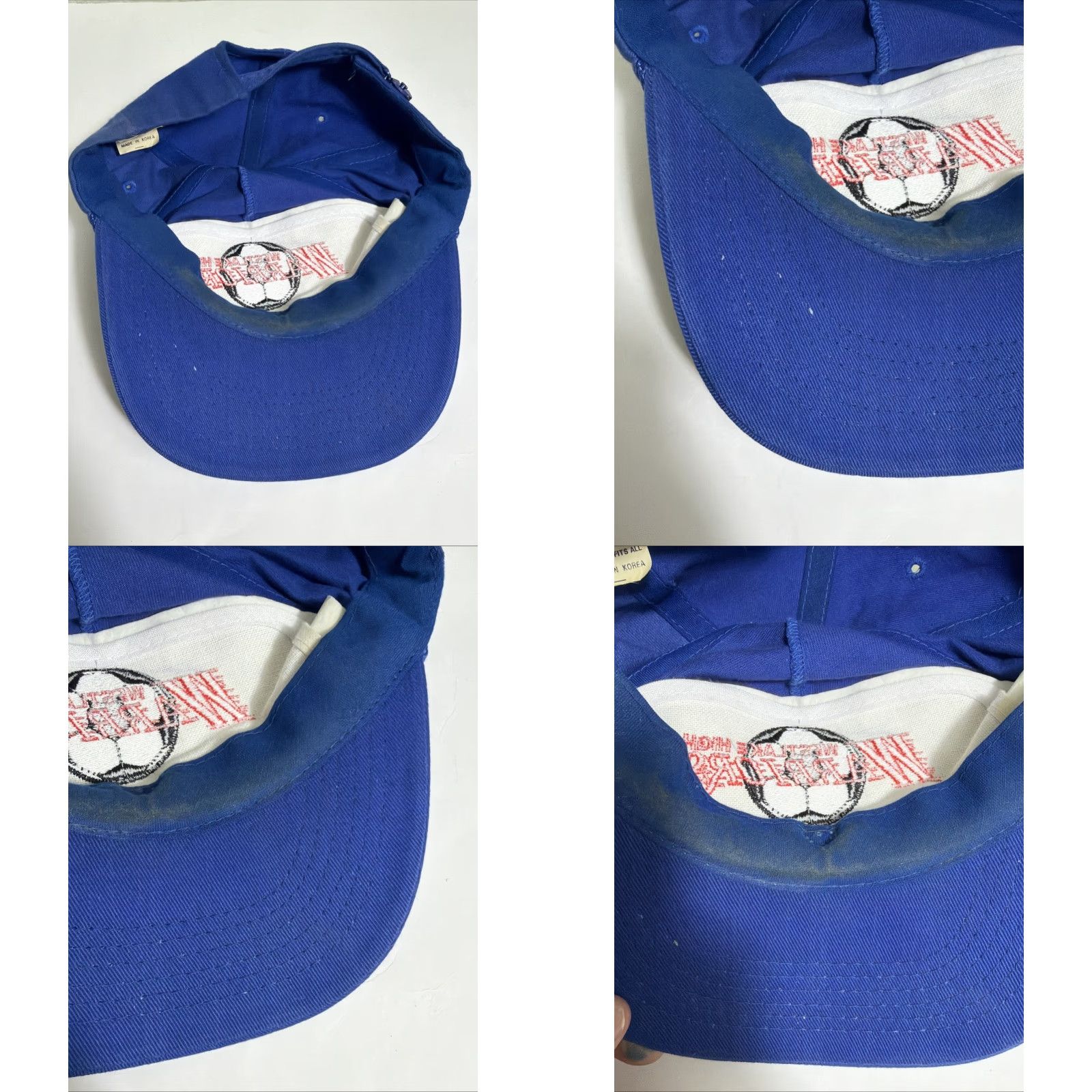 Vintage VINTAGE 90s Strapback Hat Li-tom Blue Orange Westlake High Warriors Crack Bill Soccer Men S Cap Accessories Size ONE SIZE - 10 Thumbnail