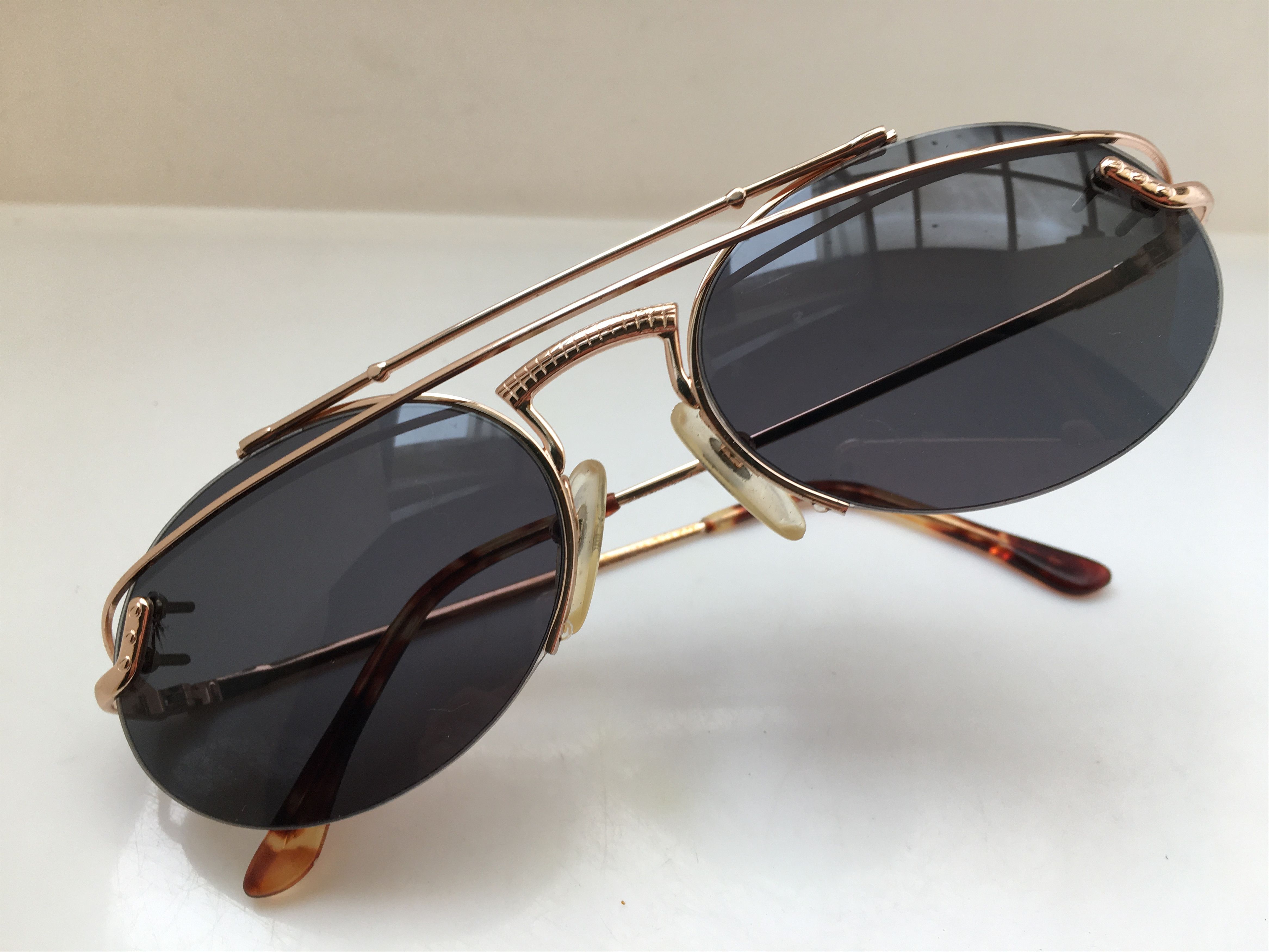 Other MOD SPACE AGE Gold Rimless Oval Sunglasses Frame Size ONE SIZE - 5 Thumbnail
