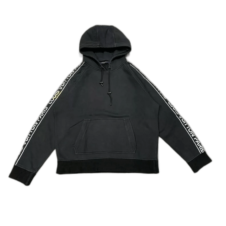 Louis Vuitton Black Logo Reflective Hoodie Sweatshirt-yf Size US M / EU 48-50 / 2 - 1 Thumbnail