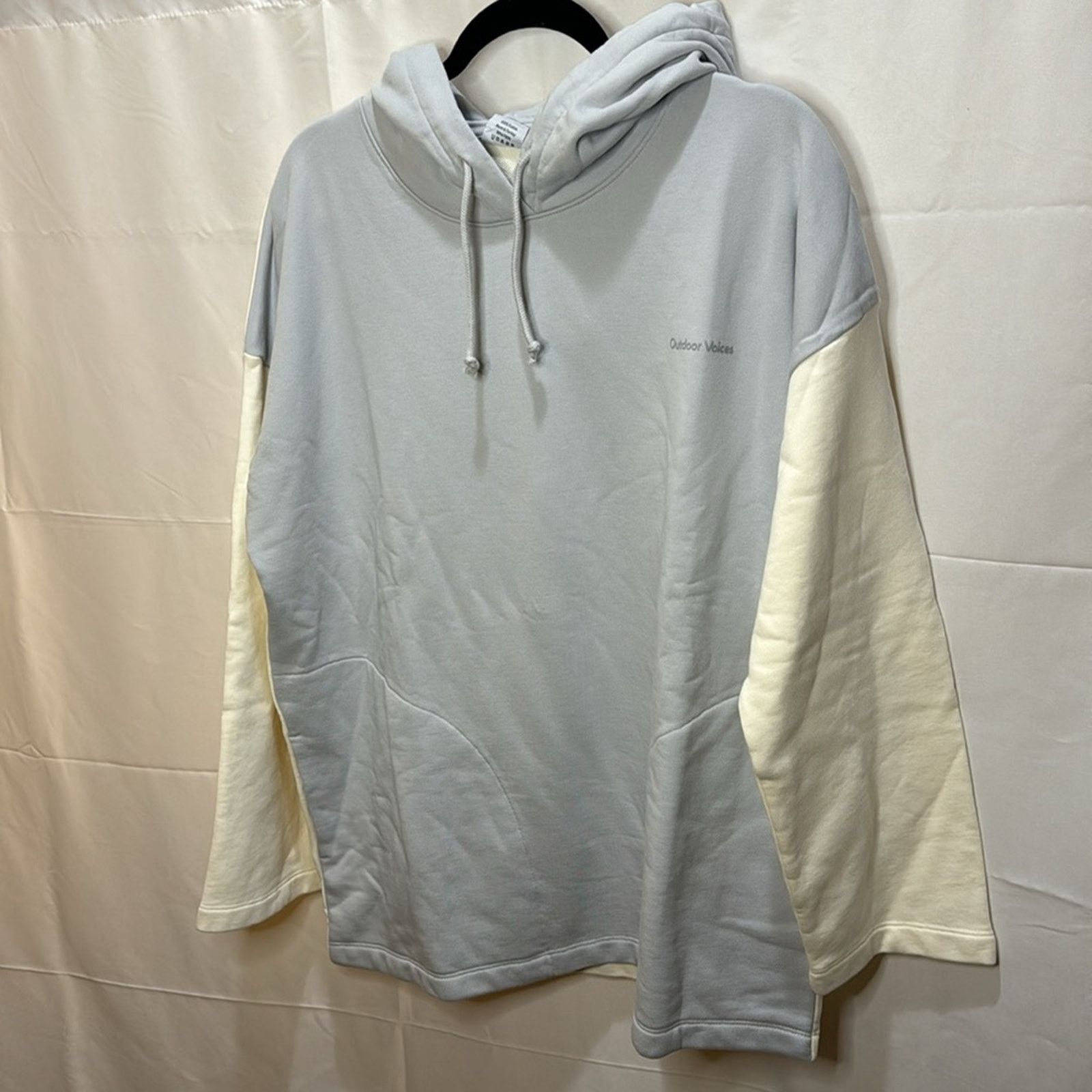 Outdoor Voices Outdoor Voices Cotton Terry Oversized Hoodie - Dove/Bone M Size M / US 6-8 / IT 42-44 - 3 Thumbnail