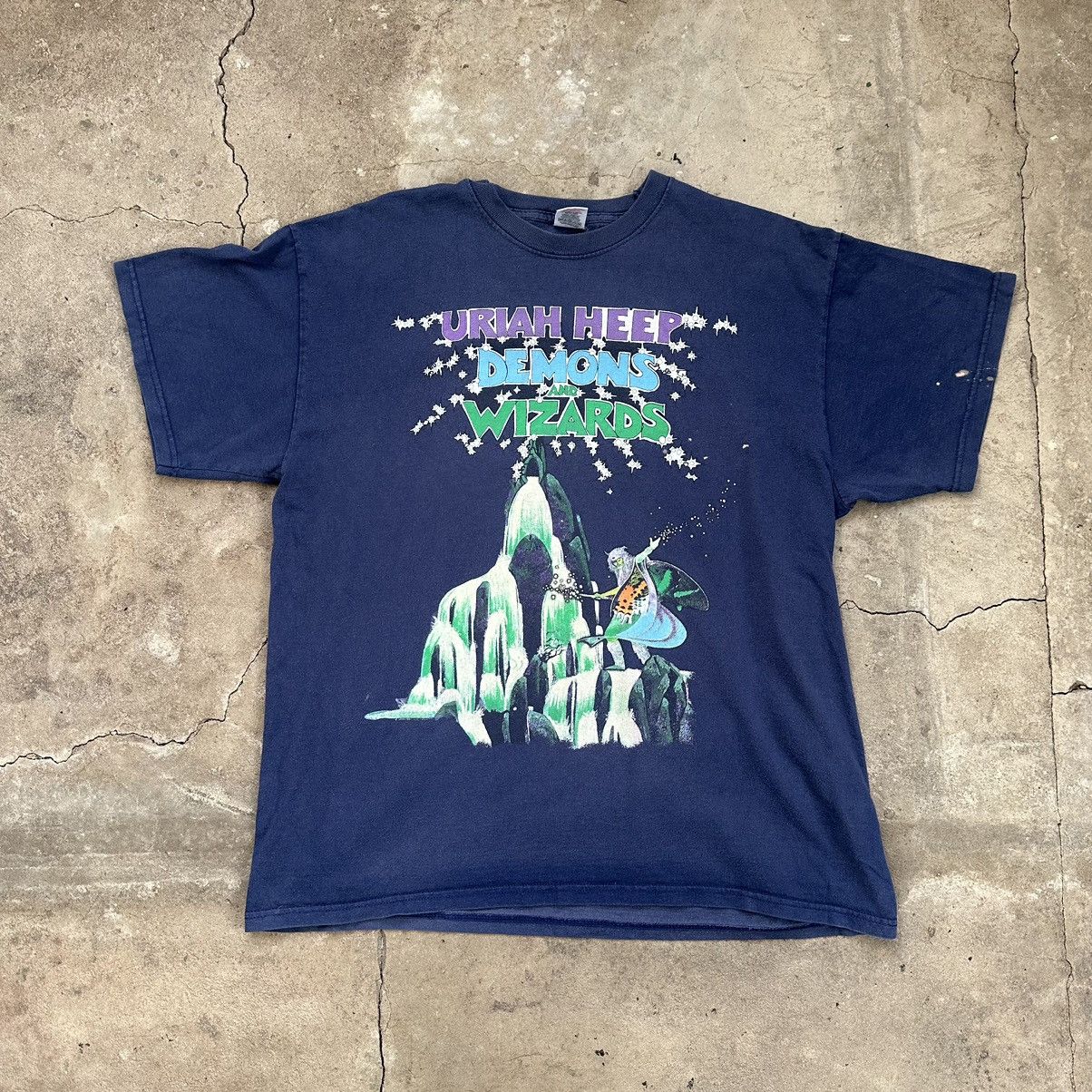 Band Tees × Round Two × Vintage rare vintage uriah heep demons and wizards tee Size US XL / EU 56 / 4 - 2 Thumbnail
