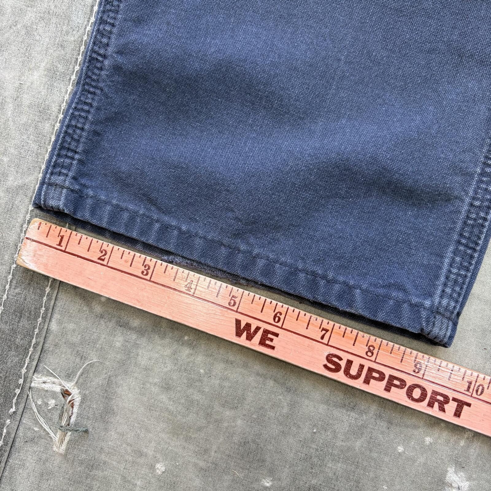 Carhartt Vintage Y2K Navy Carhartt Carpenter Baggy Wide Leg Pants Size US 36 / EU 52 - 7 Thumbnail