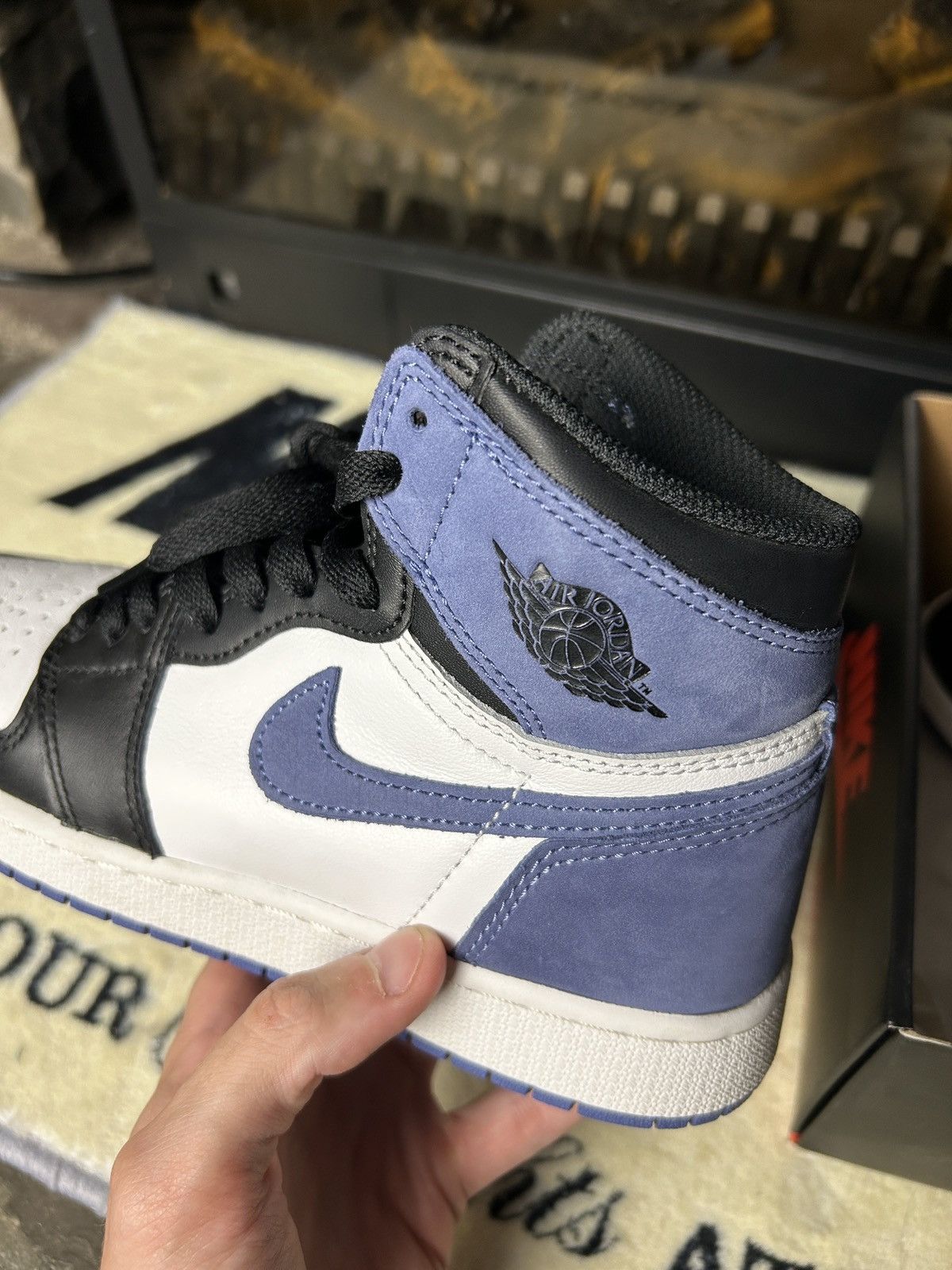 Jordan Brand Jordan 1 blue moon Size US 5.5 / IT 35.5 - 7 Thumbnail