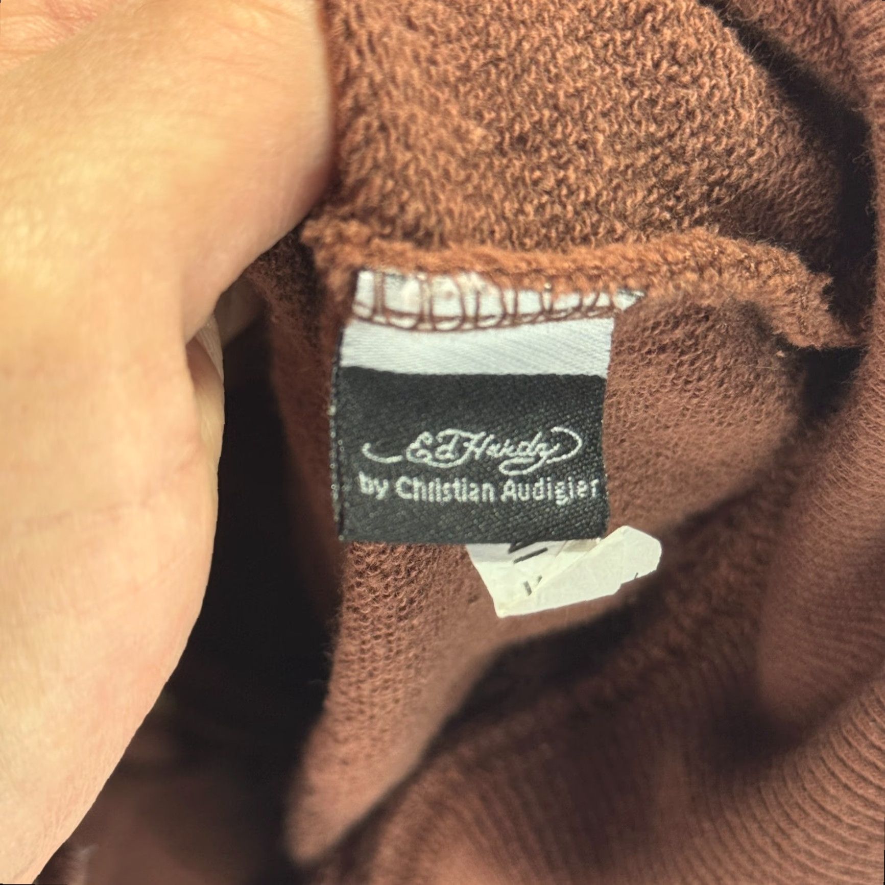 Ed Hardy VINTAGE Ed Hardy Sweatshirt Full Zip Brown Mock Neck Eagle Dragon New York City XL Mens Size US XL / EU 56 / 4 - 6 Thumbnail