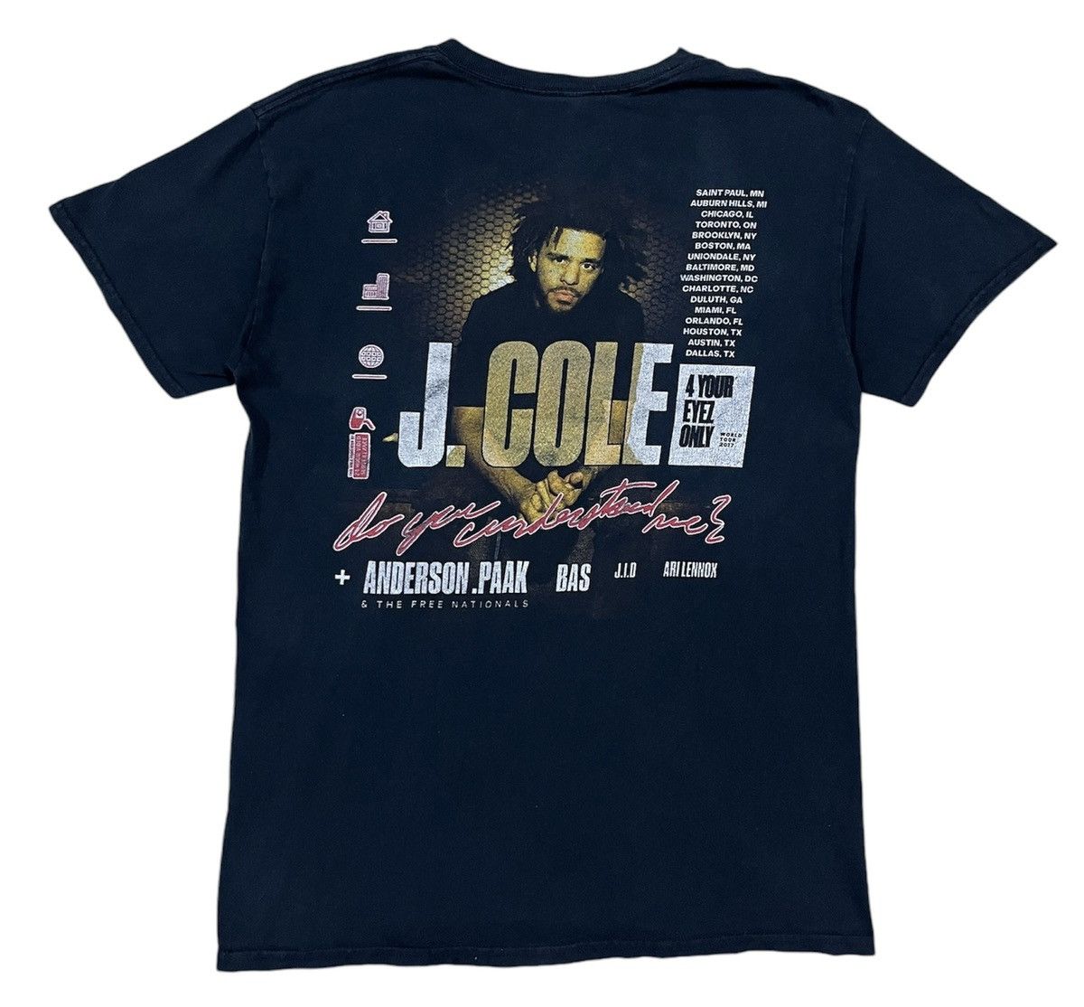 J. Cole × Rap Tees × Vintage J.cole rap tees t shirt Size US M / EU 48-50 / 2 - 6 Thumbnail