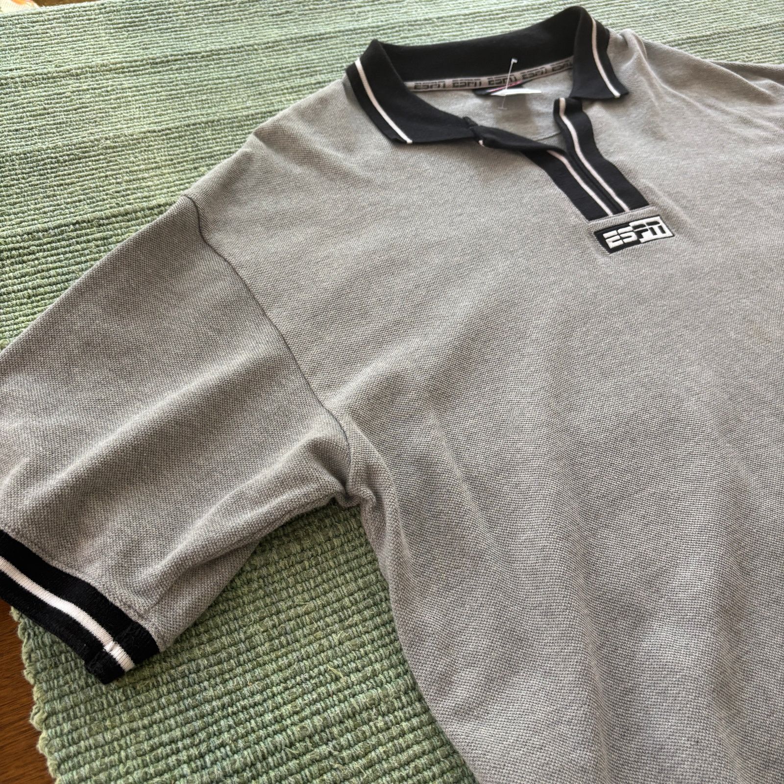 Vintage Vintage Y2K Baggy Oversize ESPN Polo Shirt XL/XXL Size US XL / EU 56 / 4 - 4 Thumbnail
