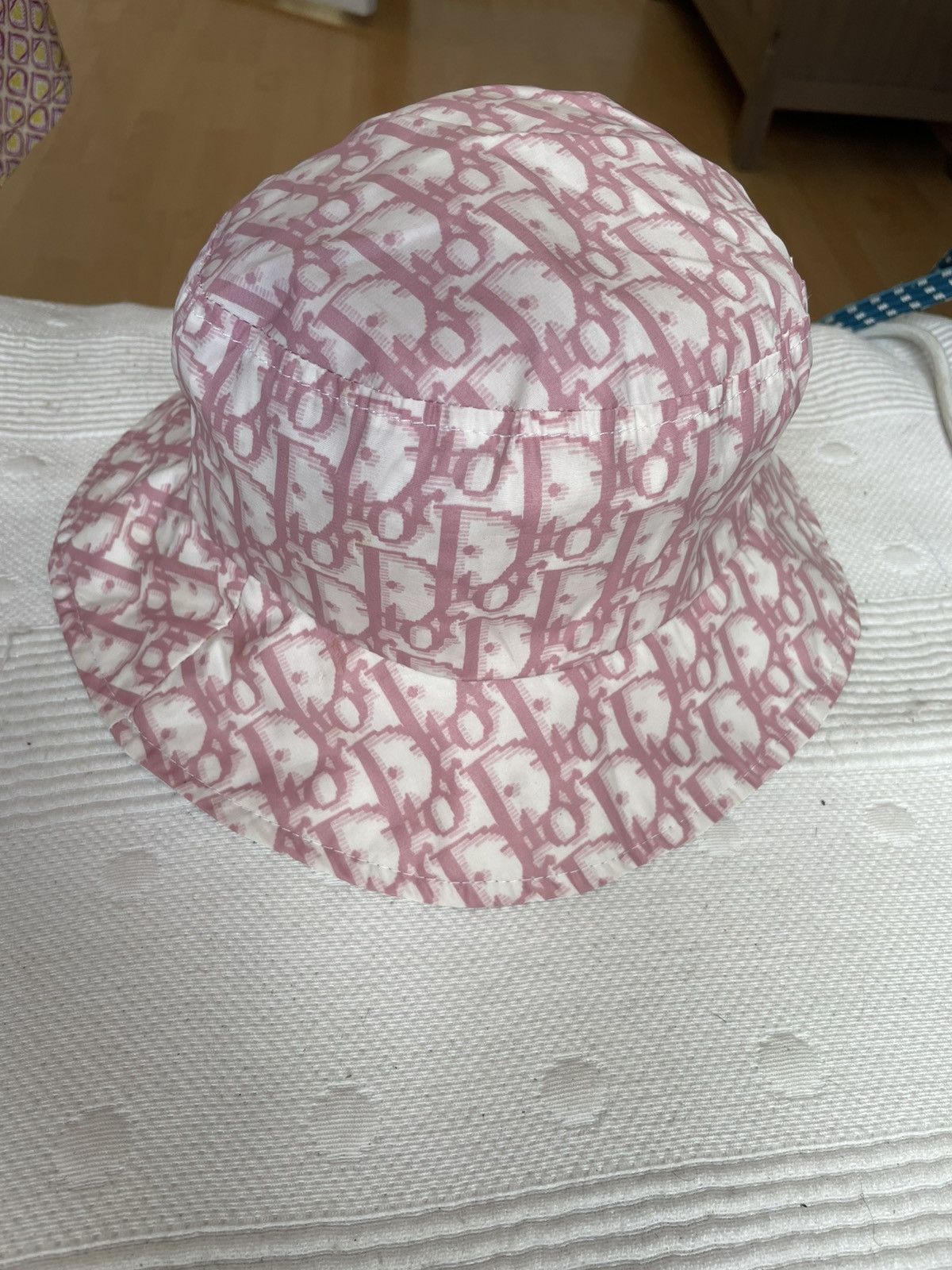CHRISTIAN DIOR VINTAGE MONOGRAM BOB HAT
