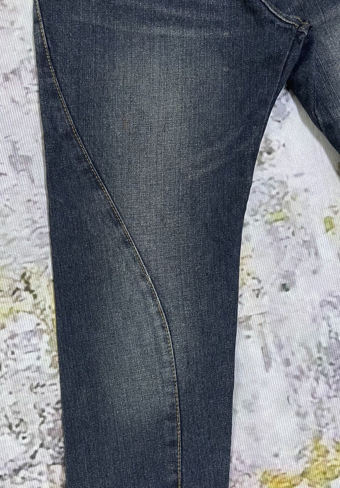 If Six Was Nine × Japanese Brand × Vintage Distressed Japan Jeans Cattle Drive Velvet Back Pocket Size US 31 - 4 Thumbnail
