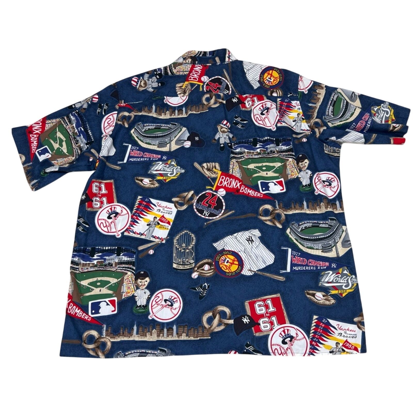 Reyn Spooner Reyn Spooner Shirt XL New York Yankees World Series Hawaiian Size US XL / EU 56 / 4 - 2 Thumbnail