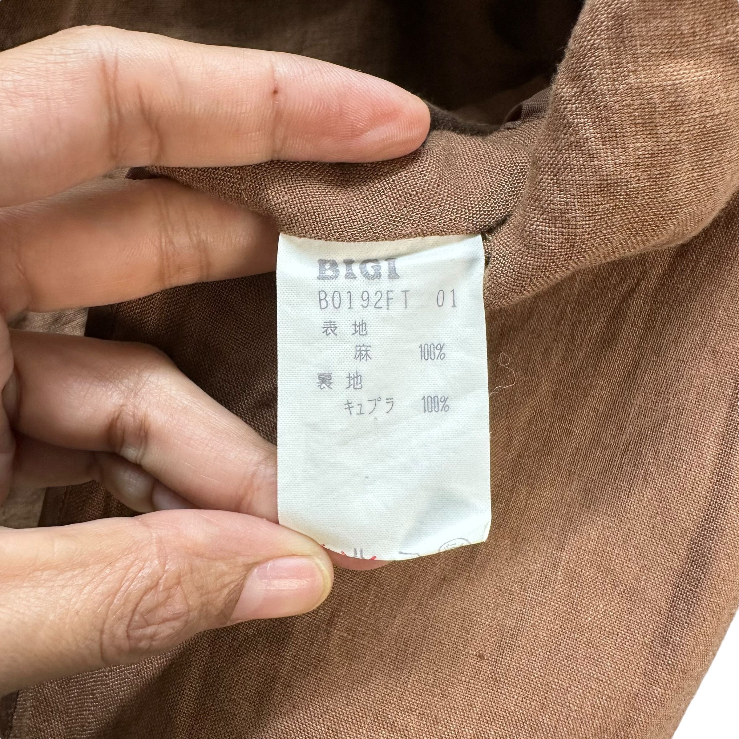 BIGI BIGI Made in Japan Belted Jacket Linen Skirt Suits #A24-0556 Size S / US 4 / IT 40 - 9 Thumbnail