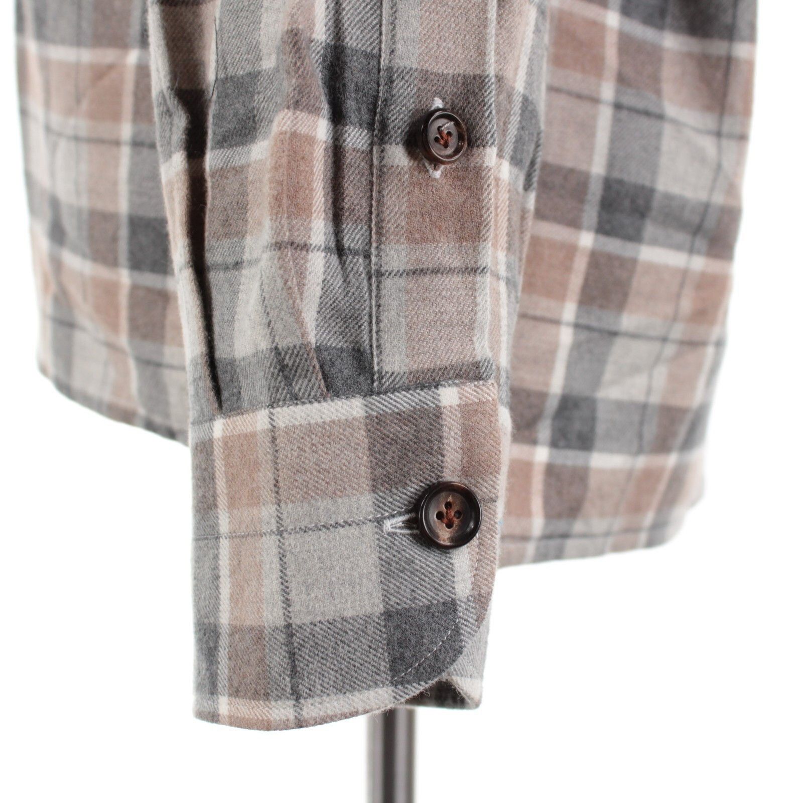 Luciano Barbera Luciano Barbera Overshirt Size L US In Gray Cotton Size US L / EU 52-54 / 3 - 3 Thumbnail