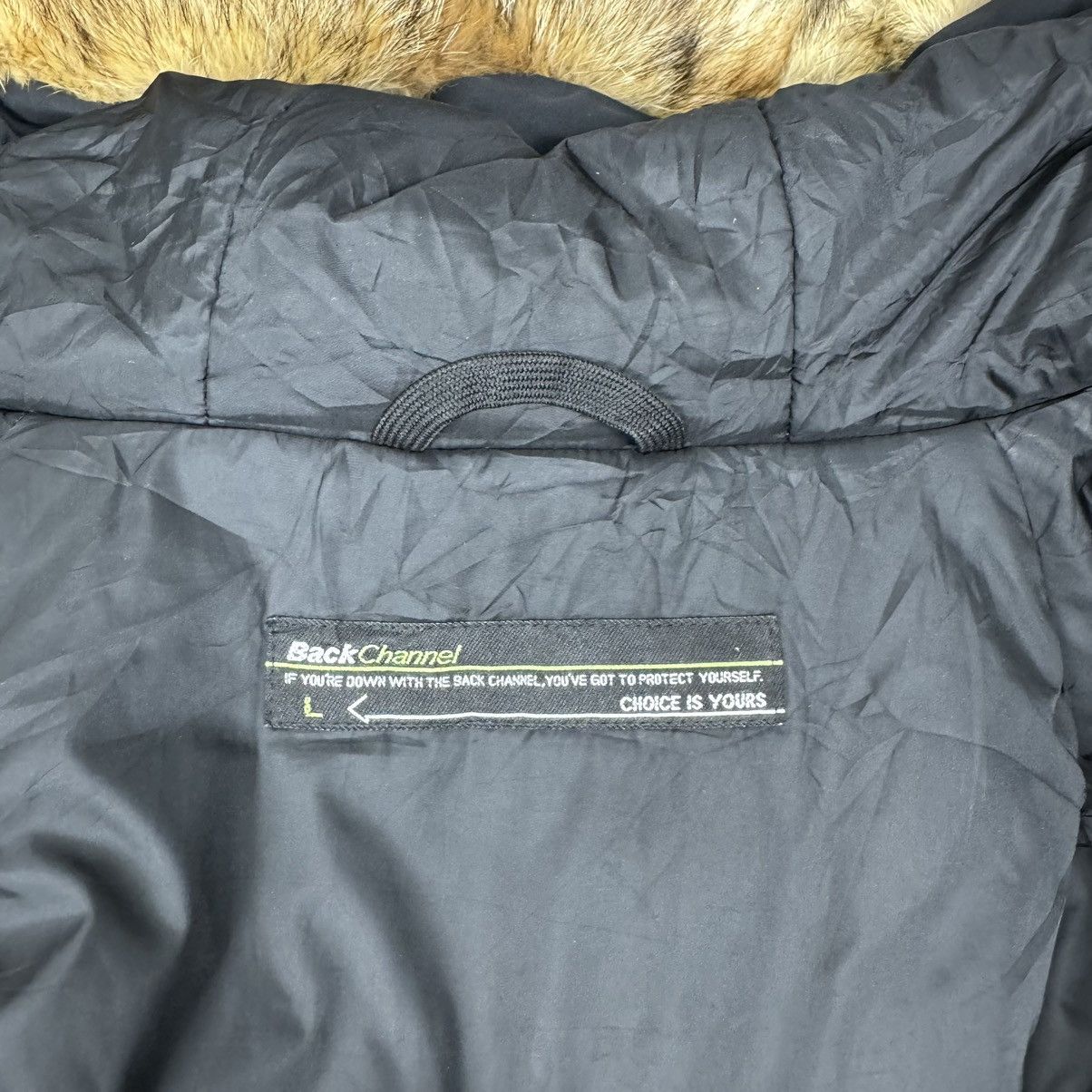 If Six Was Nine ❄️BACK CHANNEL FUR HOODIE DOWN ZIPPER JACKET Size US L / EU 52-54 / 3 - 14 Thumbnail
