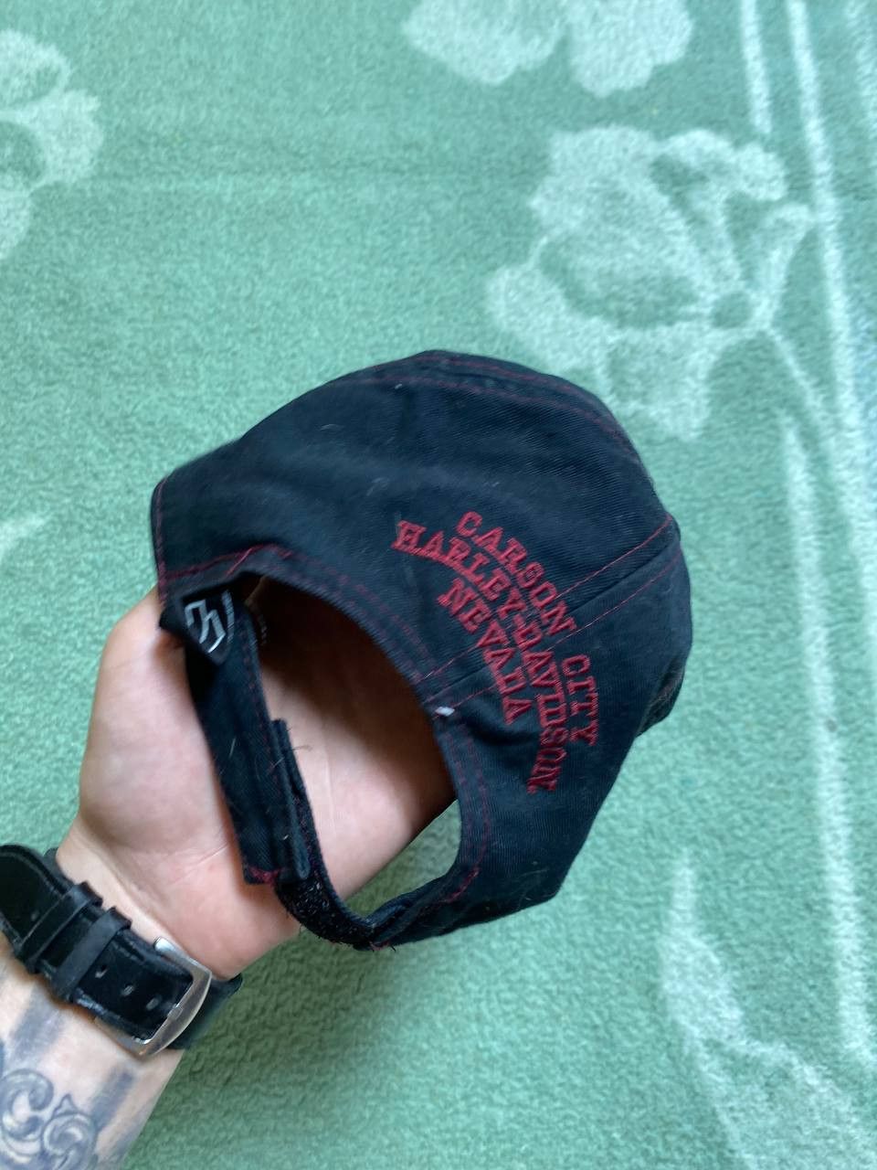 Harley Davidson Hats Harley Davidson big logo Vintage Cap Y2K motor cycles Size ONE SIZE - 6 Thumbnail