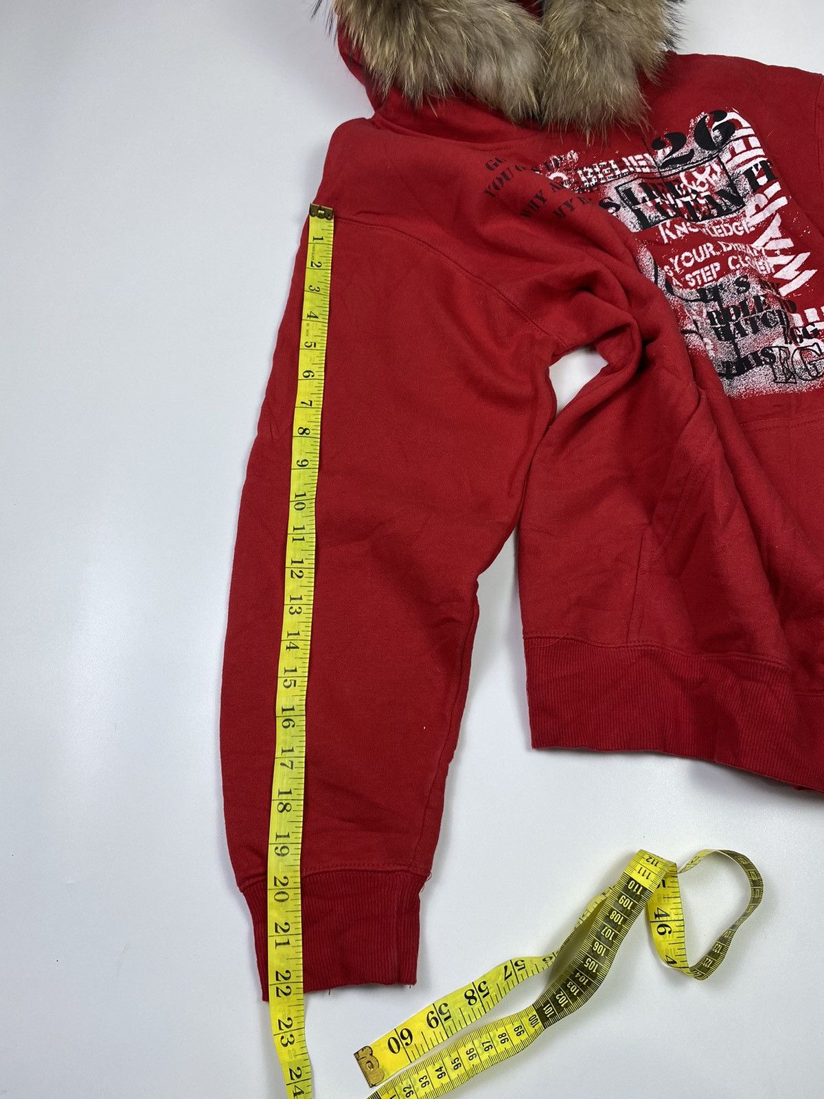 Beauty Beast × Hysteric Glamour × Japanese Brand SORRIDERE POEM FUR HOODIE Size US L / EU 52-54 / 3 - 8 Thumbnail