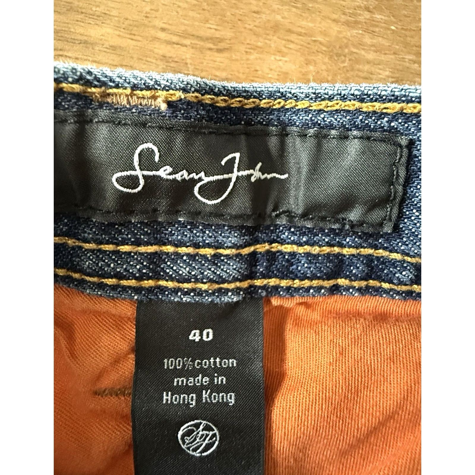 Sean John Y2K Sean John Jeans Men 40x34 Baggy Hip Hop Logo Embroidered Blue Denim 90s City Grunge Retro Logo Jeans Mens Size US 40 / EU 56 - 3 Thumbnail