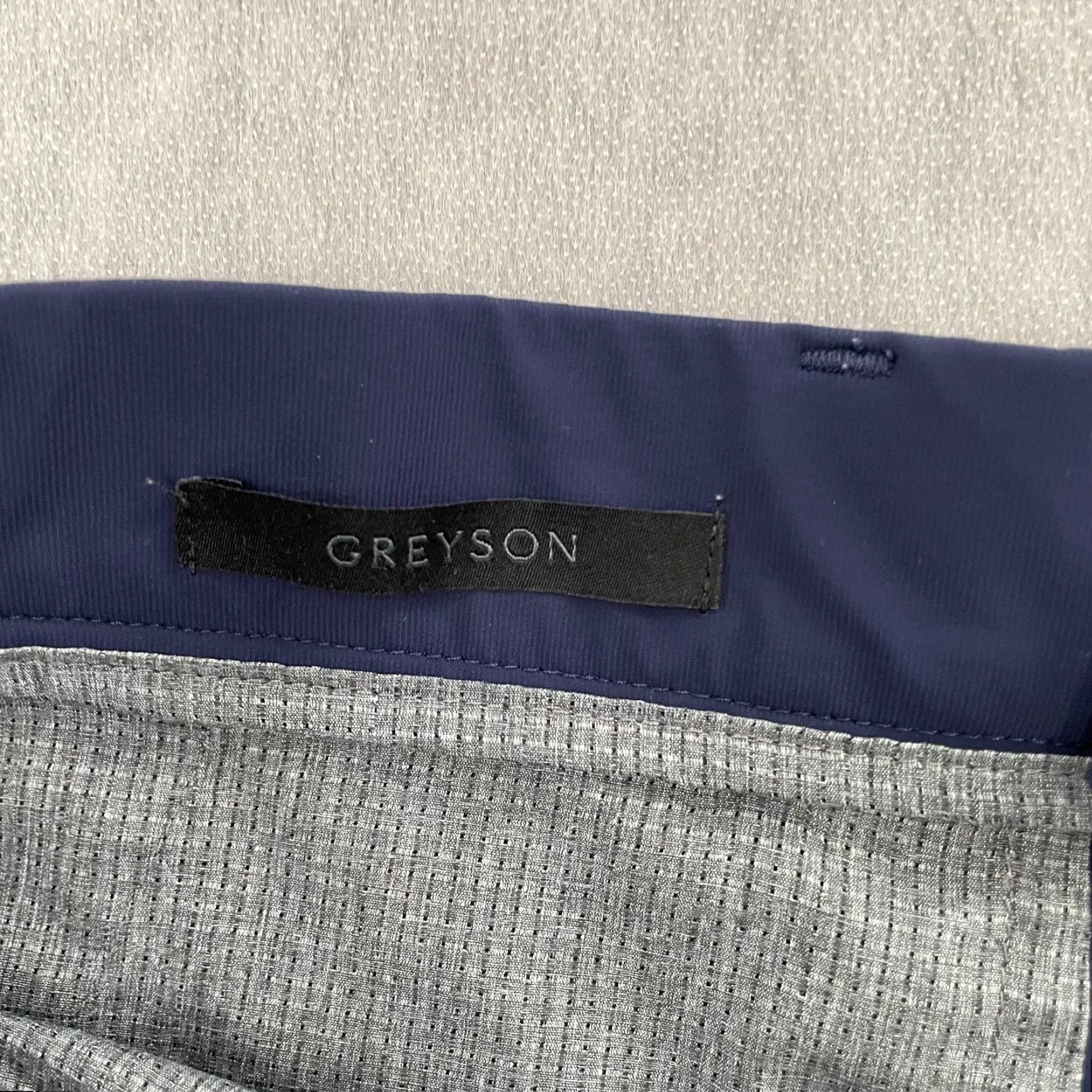 Vintage Greyson Shorts Adult 38 Blue Solid Performance Golf Stretch Pockets Mens Size US 38 / EU 54 - 4 Thumbnail