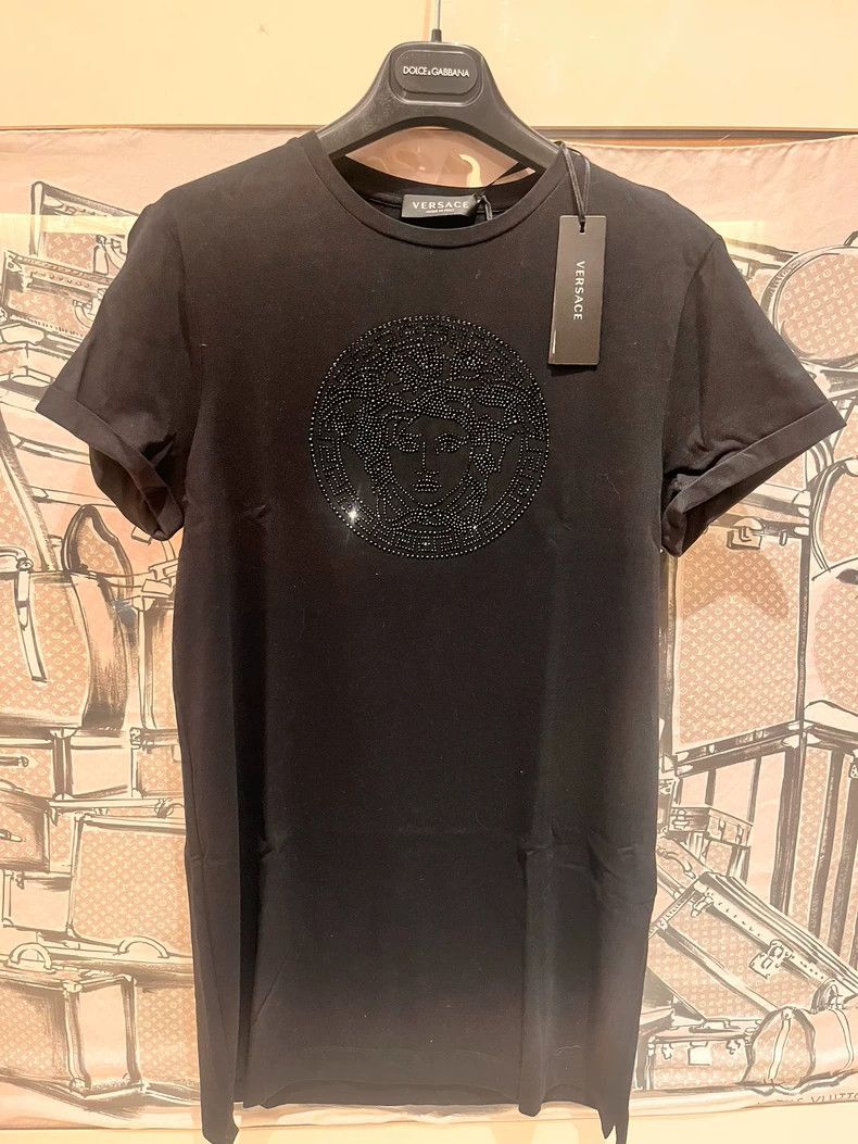Versace Versace Rhinestone Medusa avatar dress Size US L / EU 52-54 / 3 - 1 Thumbnail