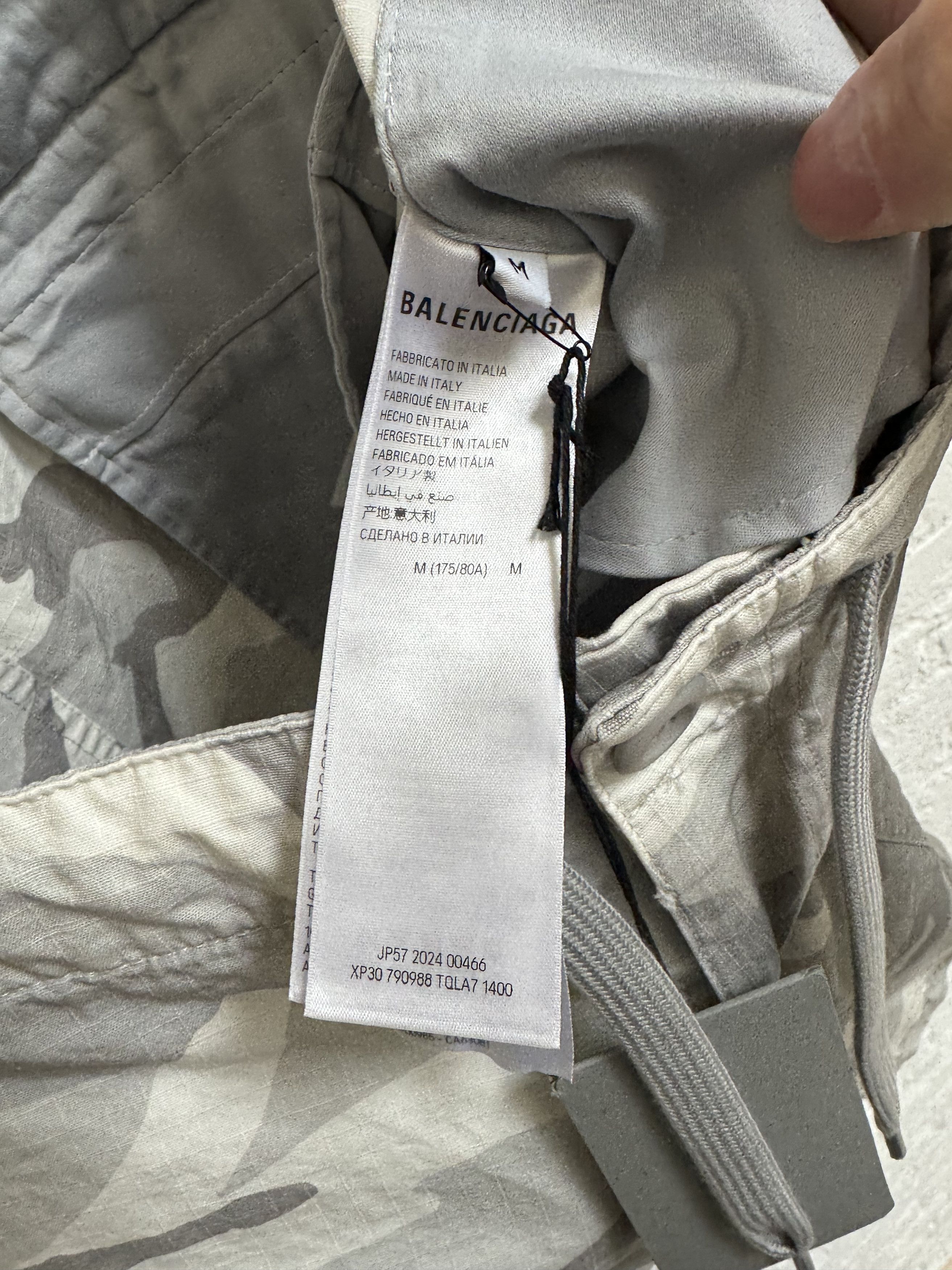Balenciaga 2000$ Balenciaga Men's Camo Cargo Shorts Light Grey Size US 36 / EU 52 - 7 Thumbnail