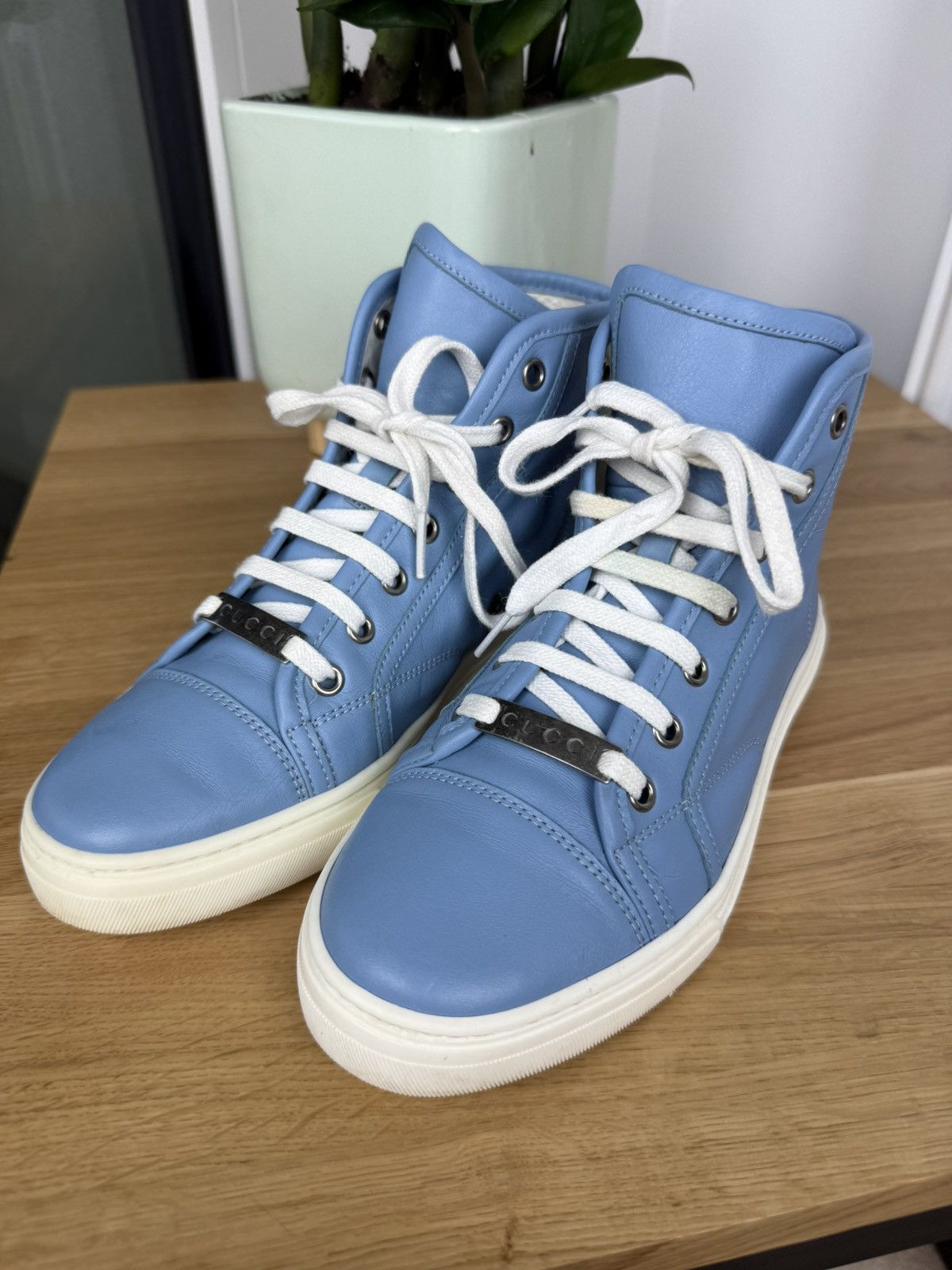 Gucci Gucci high top sneakers shoes Size US 6 / IT 36 - 5 Thumbnail