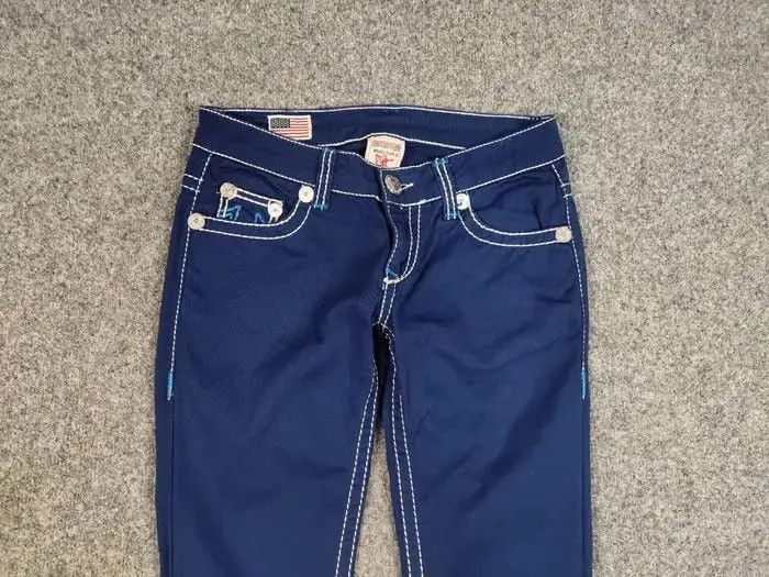 True Religion True Religion Geno Denim Slim Jeans Made in USA Y2K Style Size 28" / US 6 / IT 42 - 5 Thumbnail
