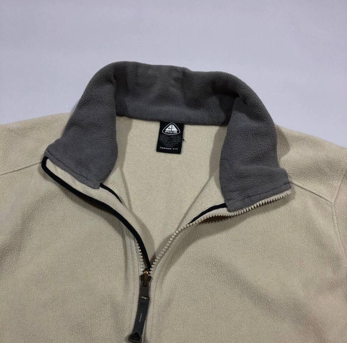 Nike ACG × Vintage Vintage Nike ACG Fleece Full Zip Jacket Size US XL / EU 56 / 4 - 7 Thumbnail