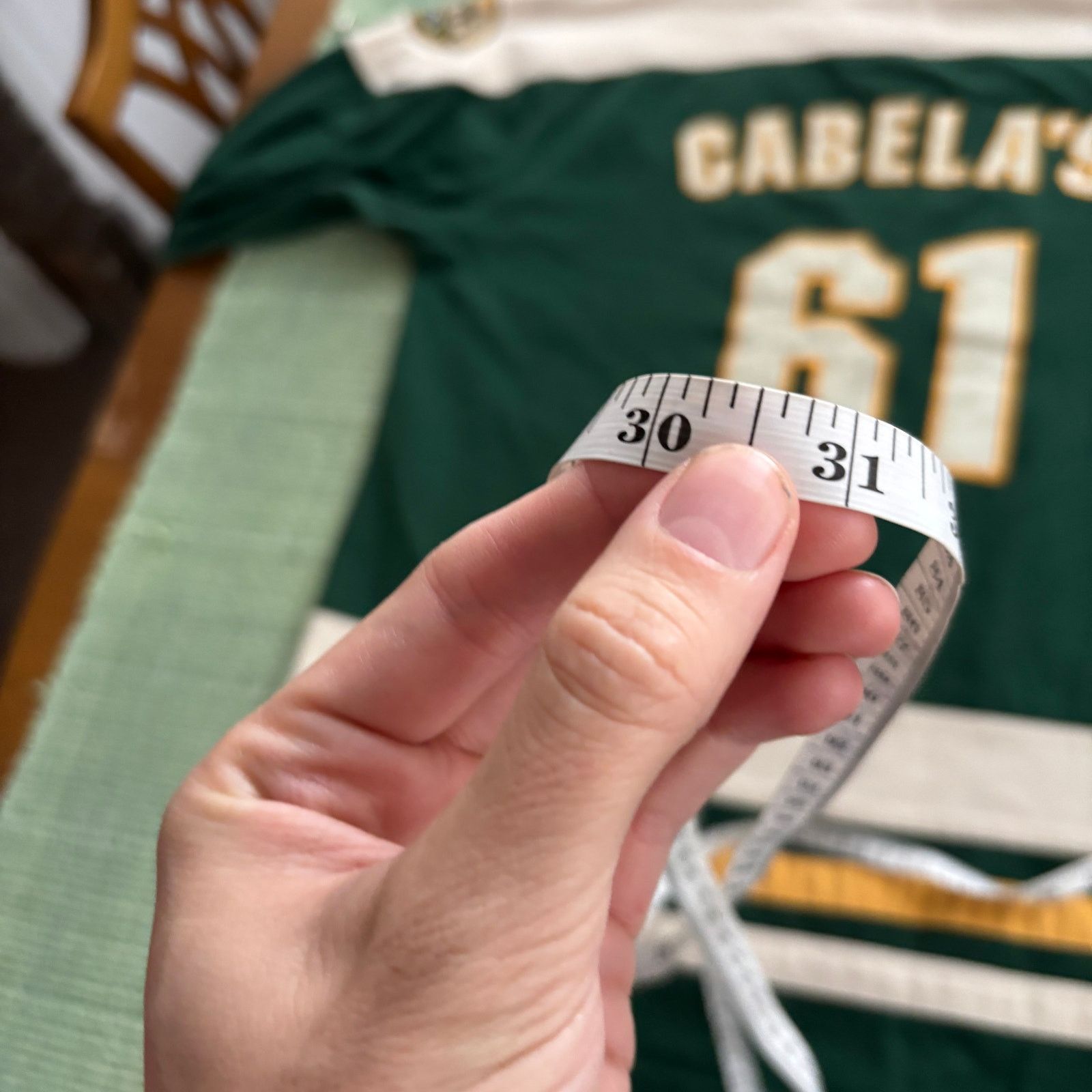 Cabelas × Vintage Vintage 90s Y2K Green Cabela's Cotton Baggy Hockey Jersey XL Size US XL / EU 56 / 4 - 10 Thumbnail