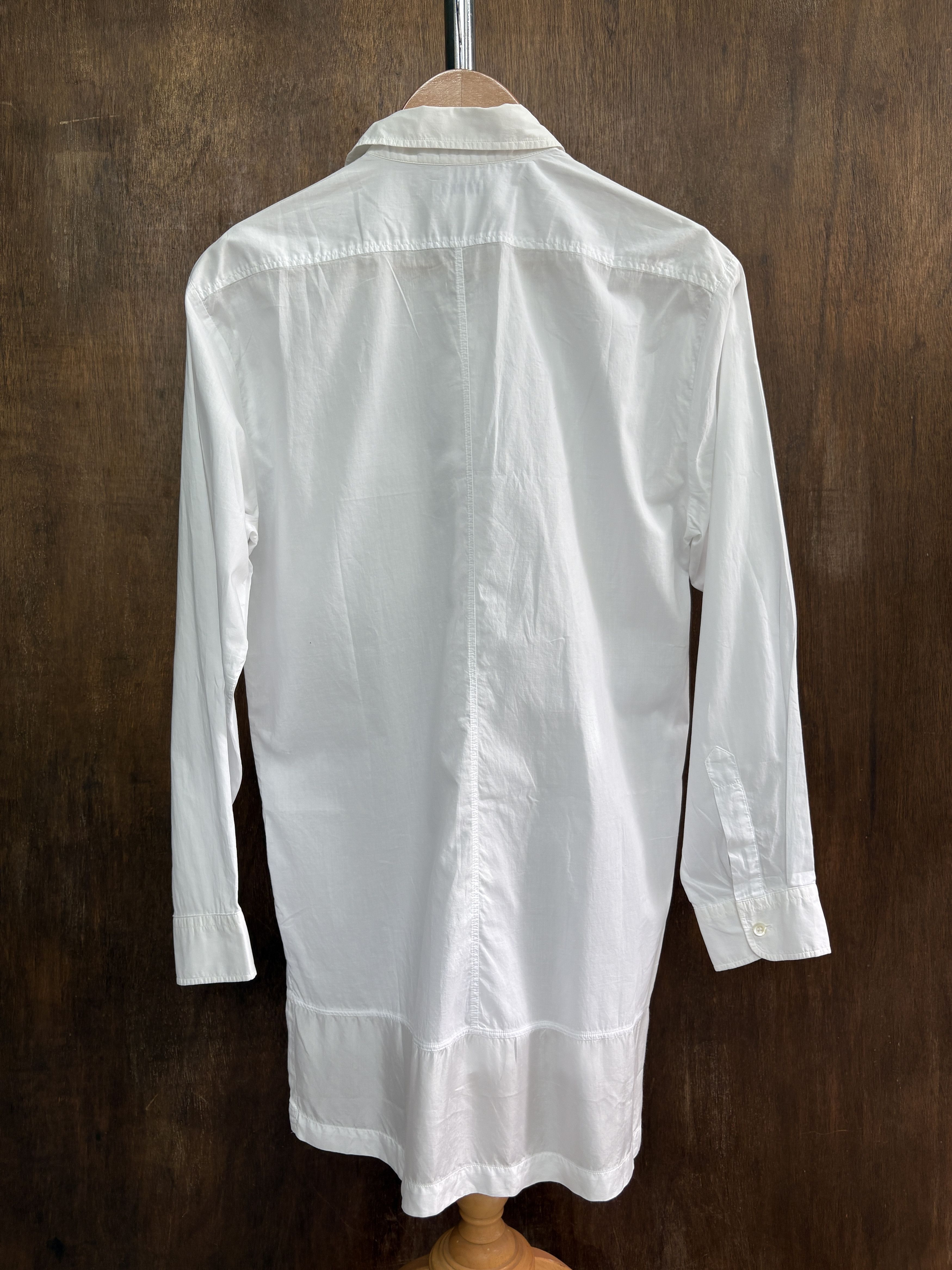 Dries Van Noten Classic Long White Shirt Made in Belgium Size US S / EU 44-46 / 1 - 4 Thumbnail