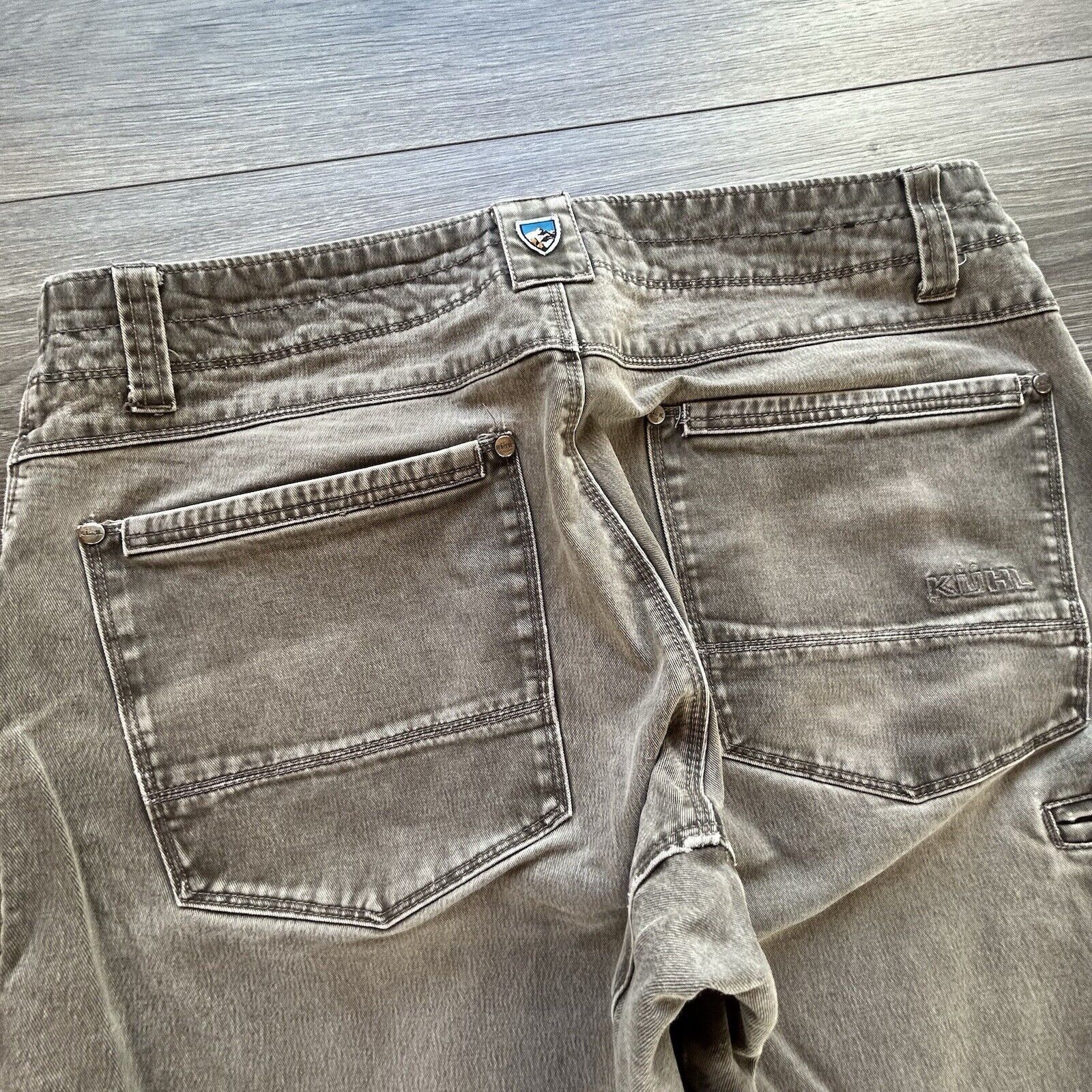 Kuhl Kuhl Rydr Pants Mens 34 Canvas Faded Straight Leg GORP 5016 Size US 34 / EU 50 - 4 Thumbnail