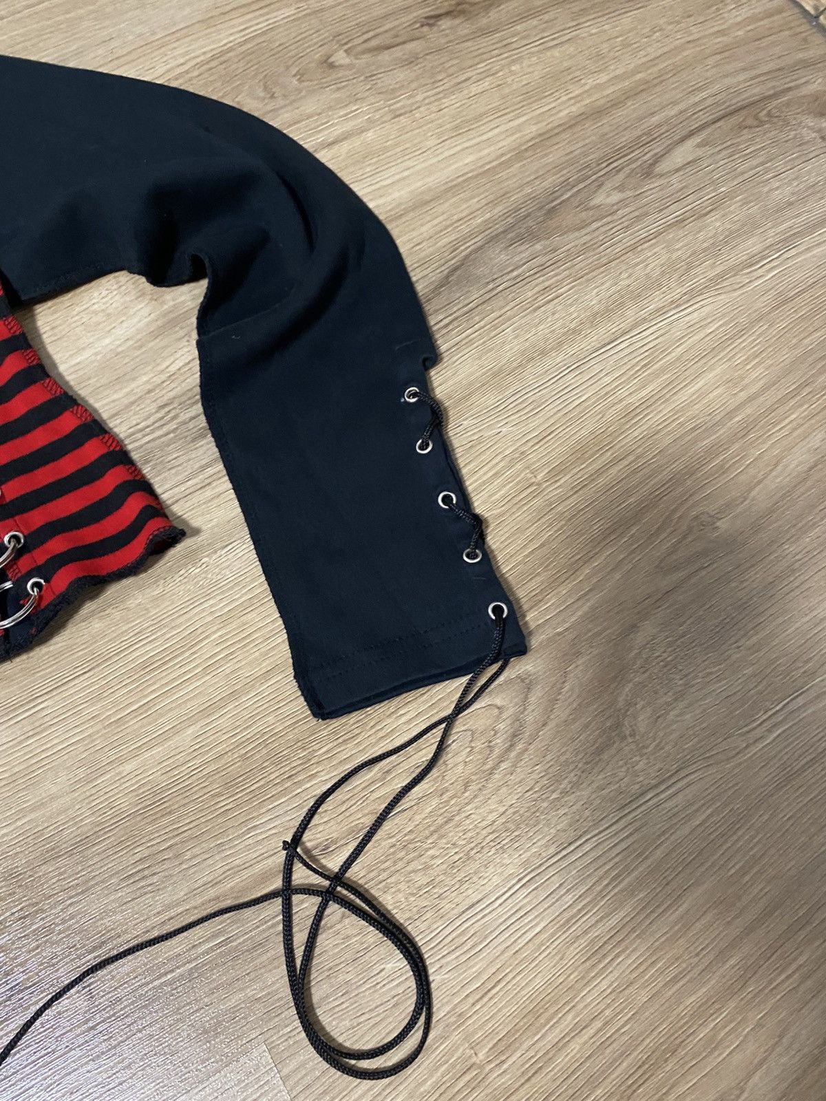 20471120 Rare Punk Stripe Long Sleeve T-shirt Vivienne Westwood Style Size S / US 4 / IT 40 - 6 Thumbnail