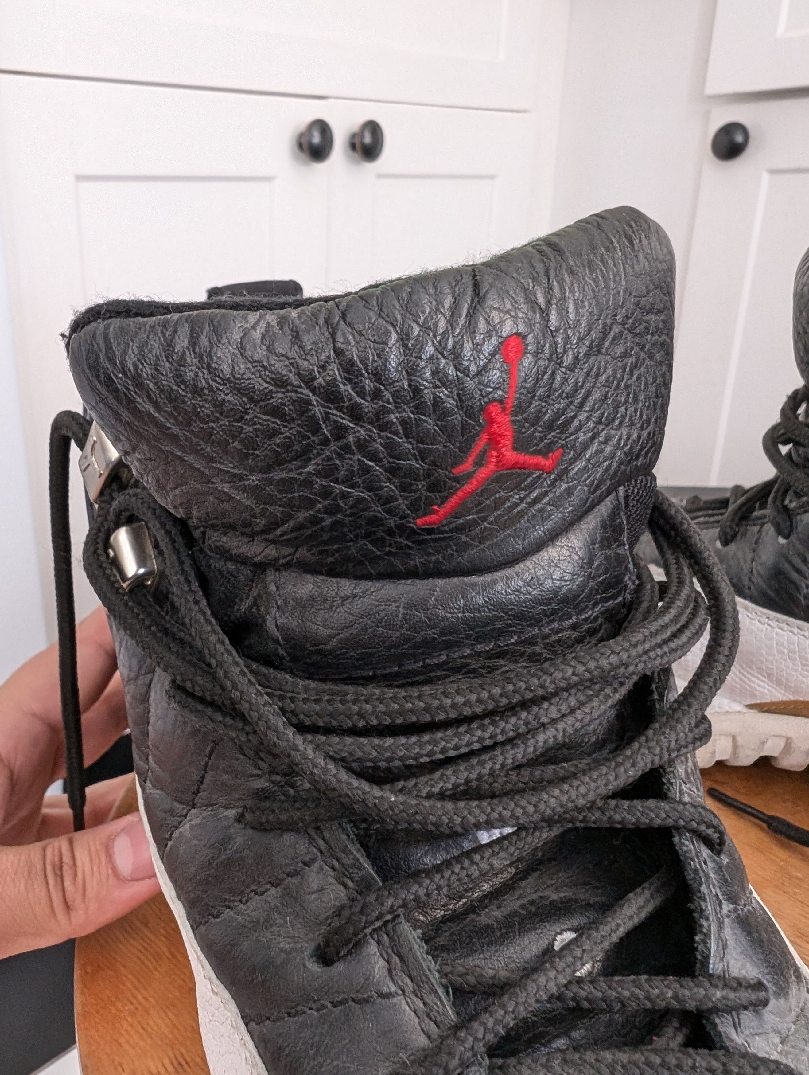 Jordan Brand Air Jordan 12 Playoffs Retro Black White (2003) Size US 10.5 / EU 43-44 - 4 Thumbnail