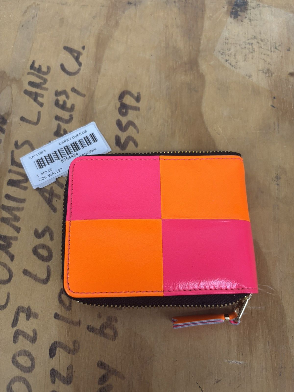 Comme des Garcons COMME DES GARCONS SA7110FS FLUO SQUARES WALLET Size ONE SIZE - 1 Thumbnail