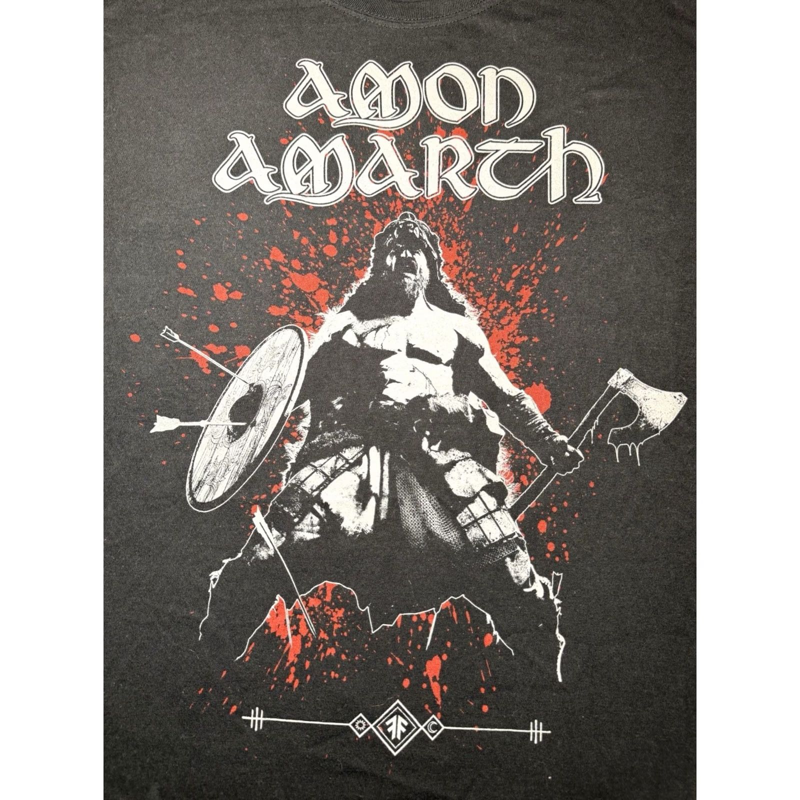Vintage AMON AMARTH BERSERKER 2019 TOUR SHIRT Concert Band Tee Medium Official Merch Mens T-Shirt Black Short Sleeve Crew Neck Size US M / EU 48-50 / 2 - 3 Thumbnail