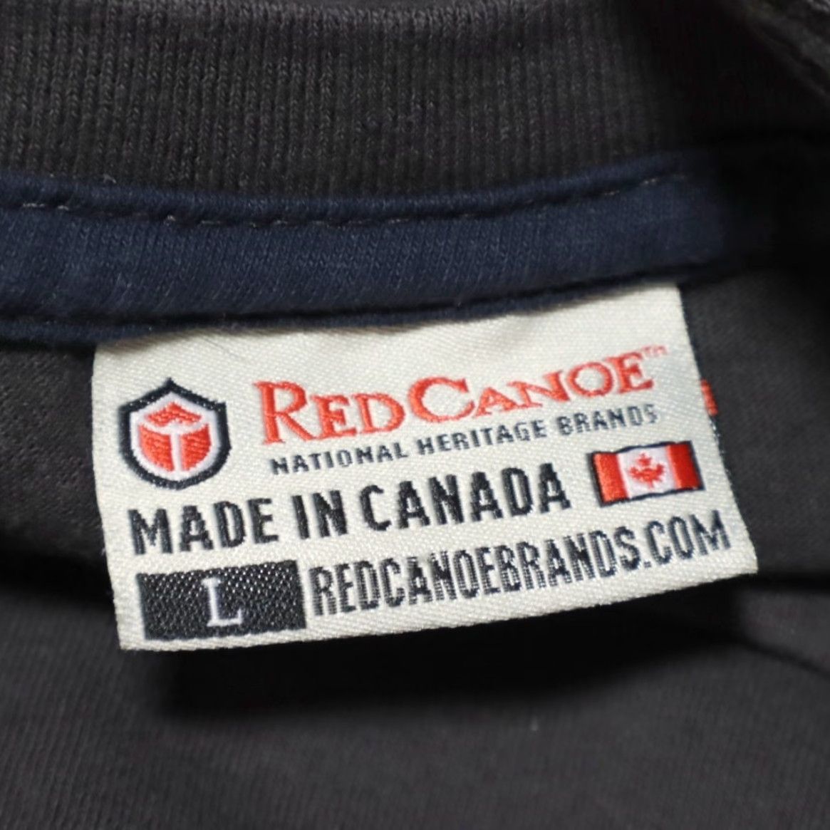 Vintage Red Canoe Curtiss P-40 Long Sleeve T-Shirt Charcoal Men's L Size US L / EU 52-54 / 3 - 7 Thumbnail