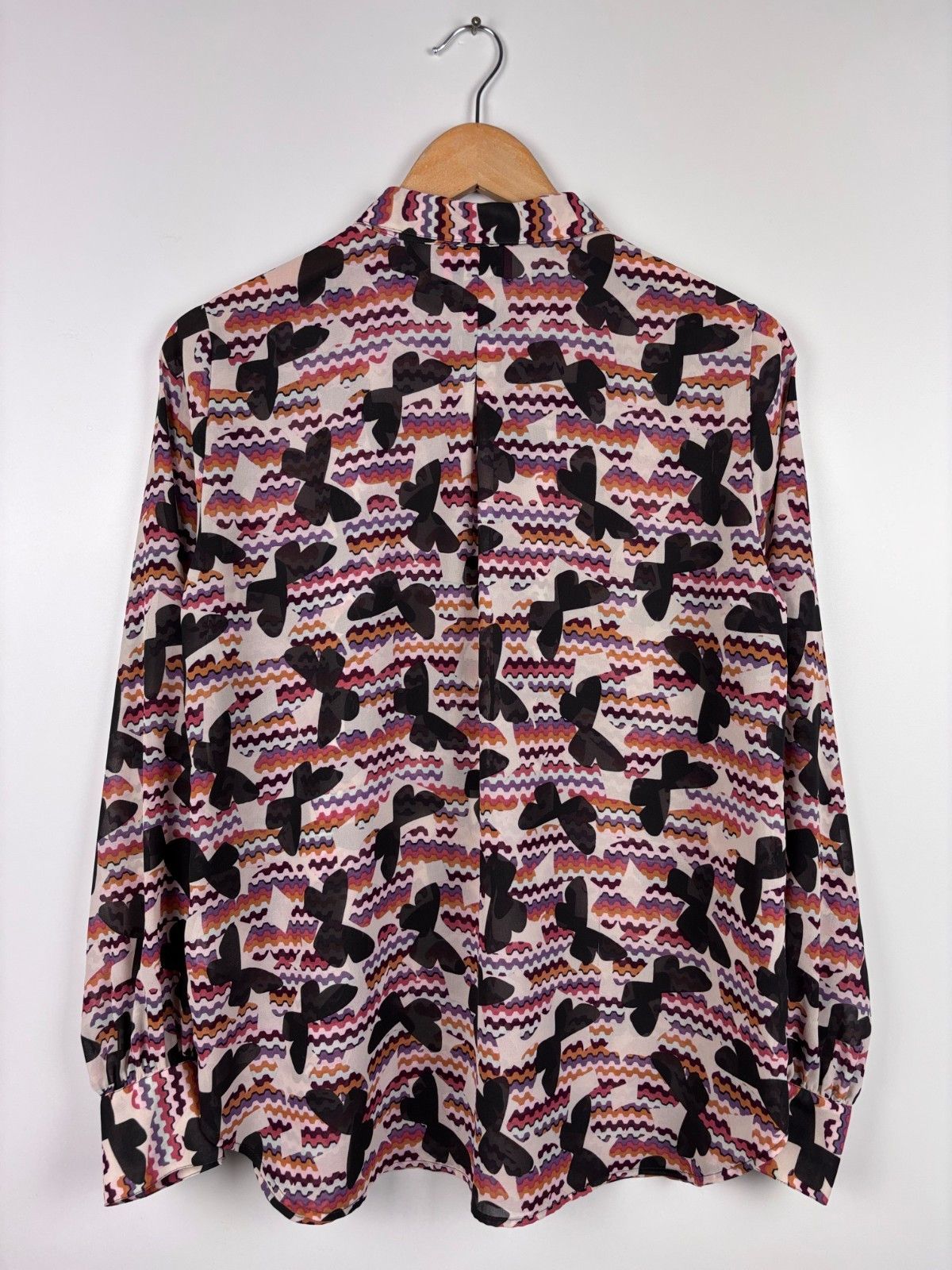 Missoni Missoni Lindex Butterfly Print Colorful Long Sleeve Shirt 42 Size M / US 6-8 / IT 42-44 - 5 Thumbnail
