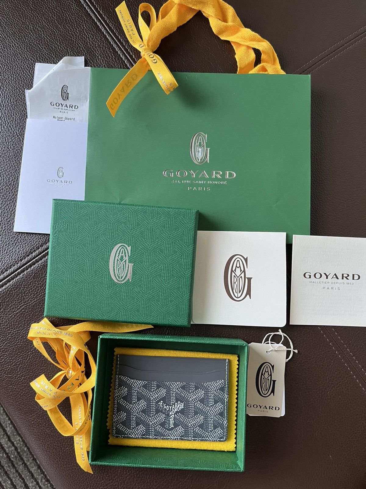 Goyard Goyard Leather Card Holder Brand New Giftable Condition Size ONE SIZE - 4 Thumbnail
