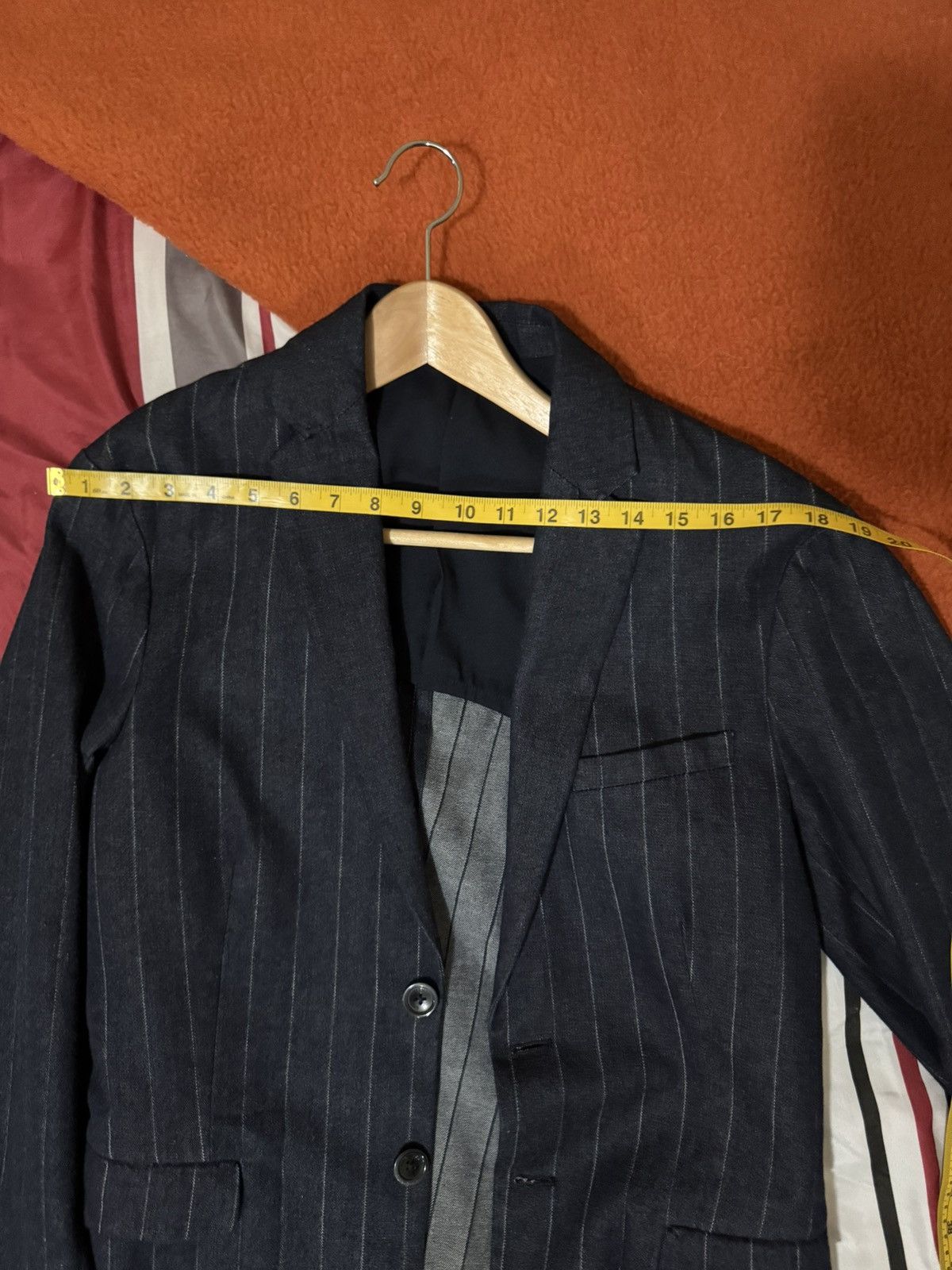 Emporio Armani Emporio Armani striped blazer size 50 Size 50S - 4 Thumbnail