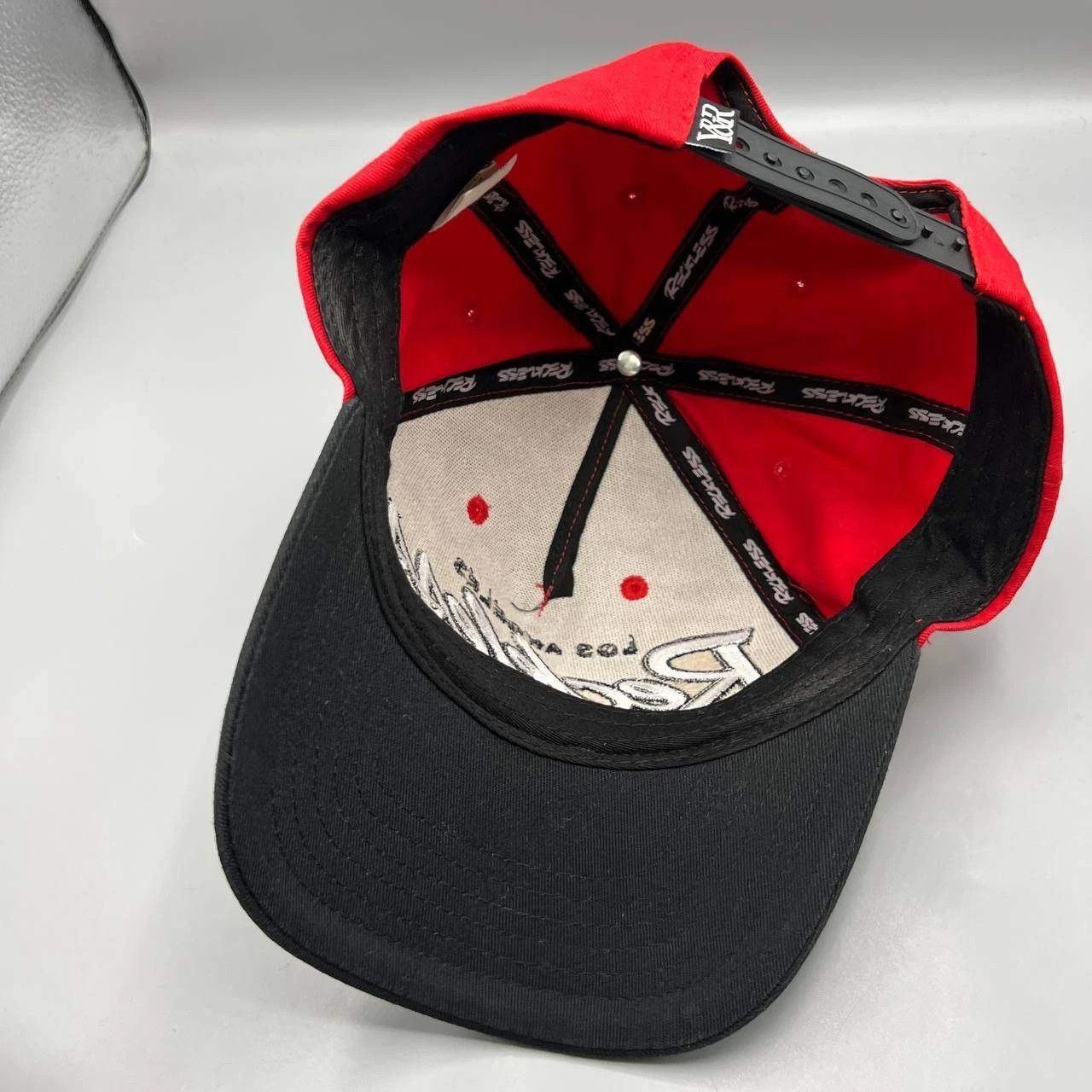 Young And Reckless Los Angeles Reckless Hat Men Red Black Snap Back Cap Size ONE SIZE - 2 Thumbnail