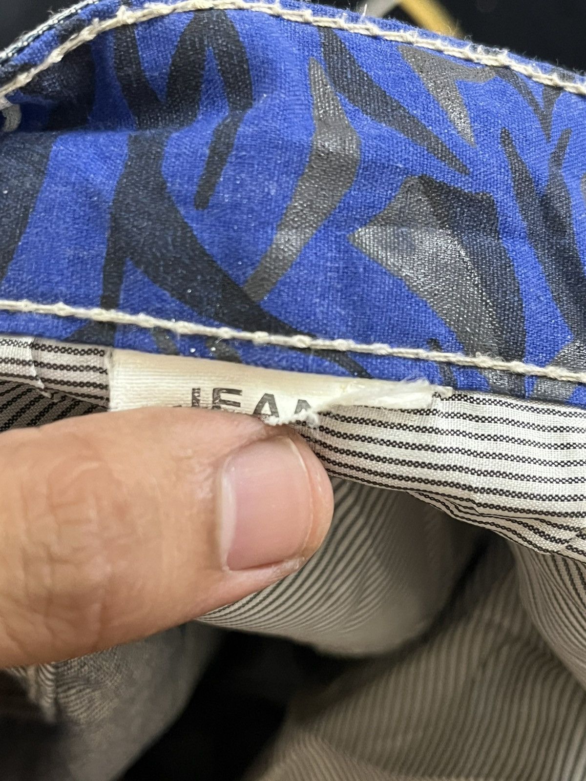 14th Addiction Vintage Jeans Distressed Denim Size US 34 / EU 50 - 9 Thumbnail