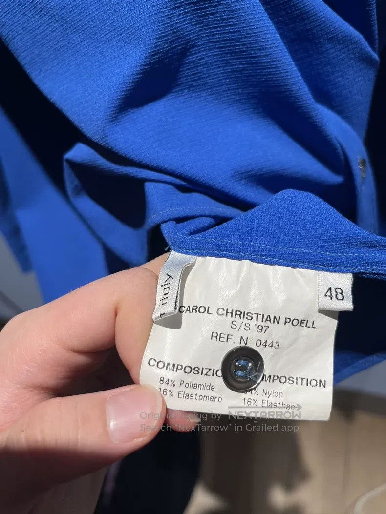 Carol Christian Poell 97ss shirt blue old style
